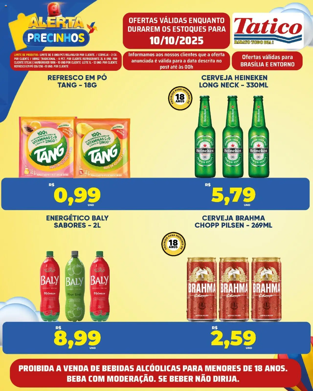 Tatico Folheto - válido de 10.10.2025 | Página: 23 | Produtos: Melancia, Pó, Energético, Leite