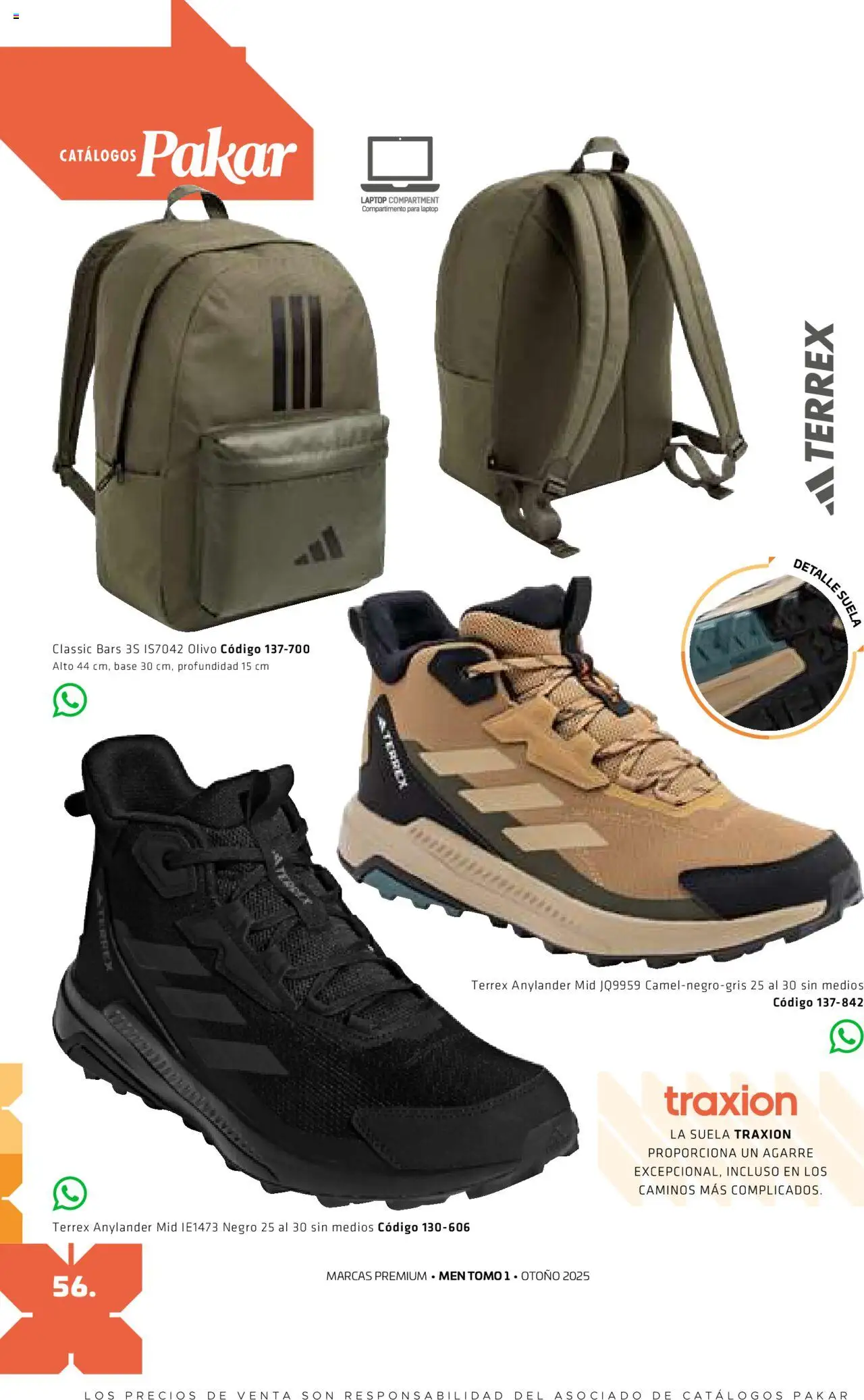 Nuevas ofertas de SC Pakar válidas en toda la República Mexicana desde el 29.08.2025. ¡Encuentra las mejores ofertas en SC Pakar - Catálogo Otoño Men Tomo 1! | Página: 56