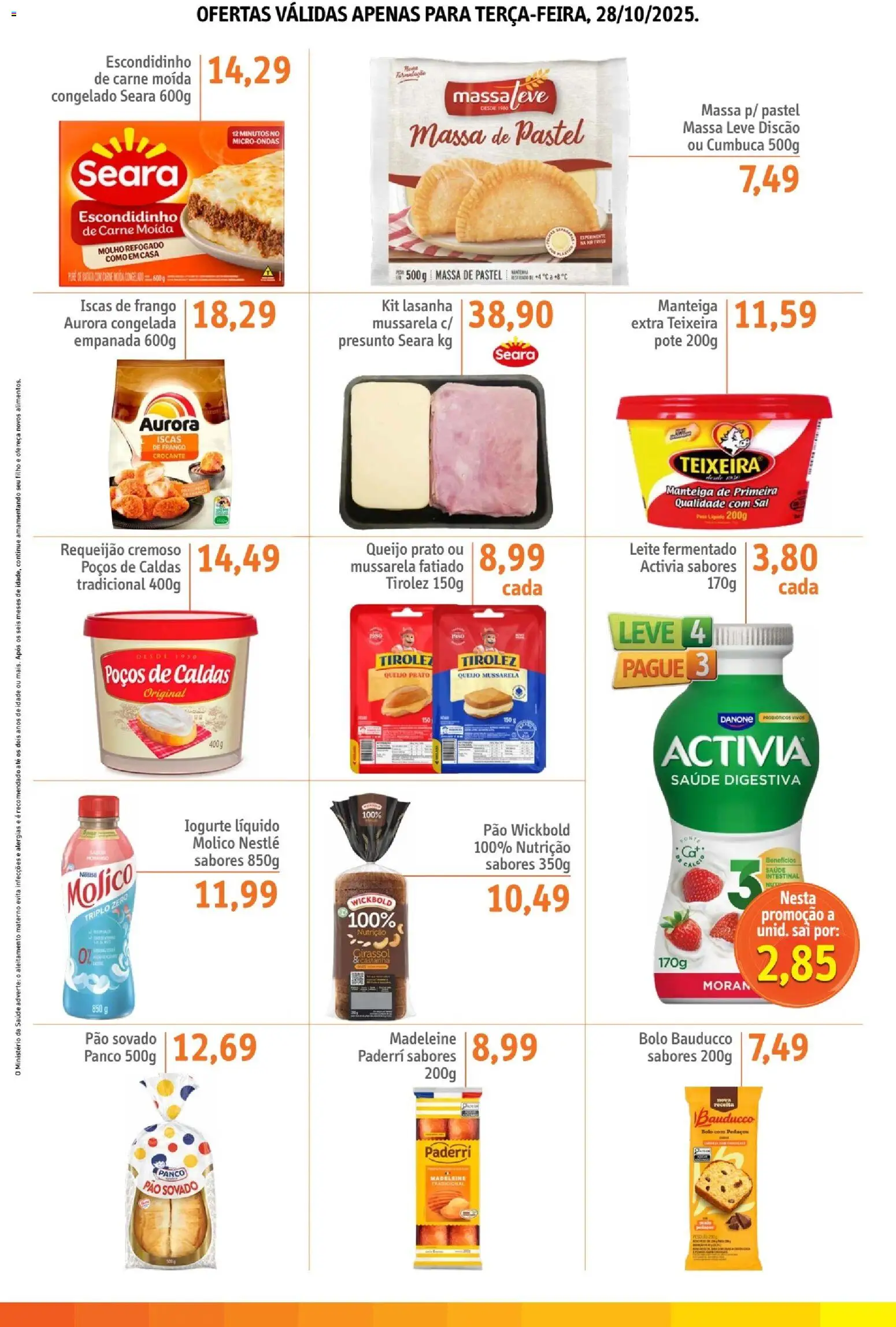 Sonda Folheto - válido de 28.10.2025 | Página: 2 | Produtos: Queijo, Microondas, Sal, Carne moída