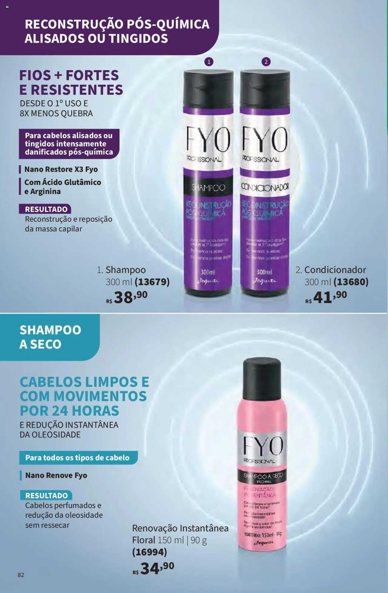 Jequiti Folheto - válido de 02.06.2025 | Página: 82 | Produtos: Shampoo, Shampoo a seco, Condicionador, Massa