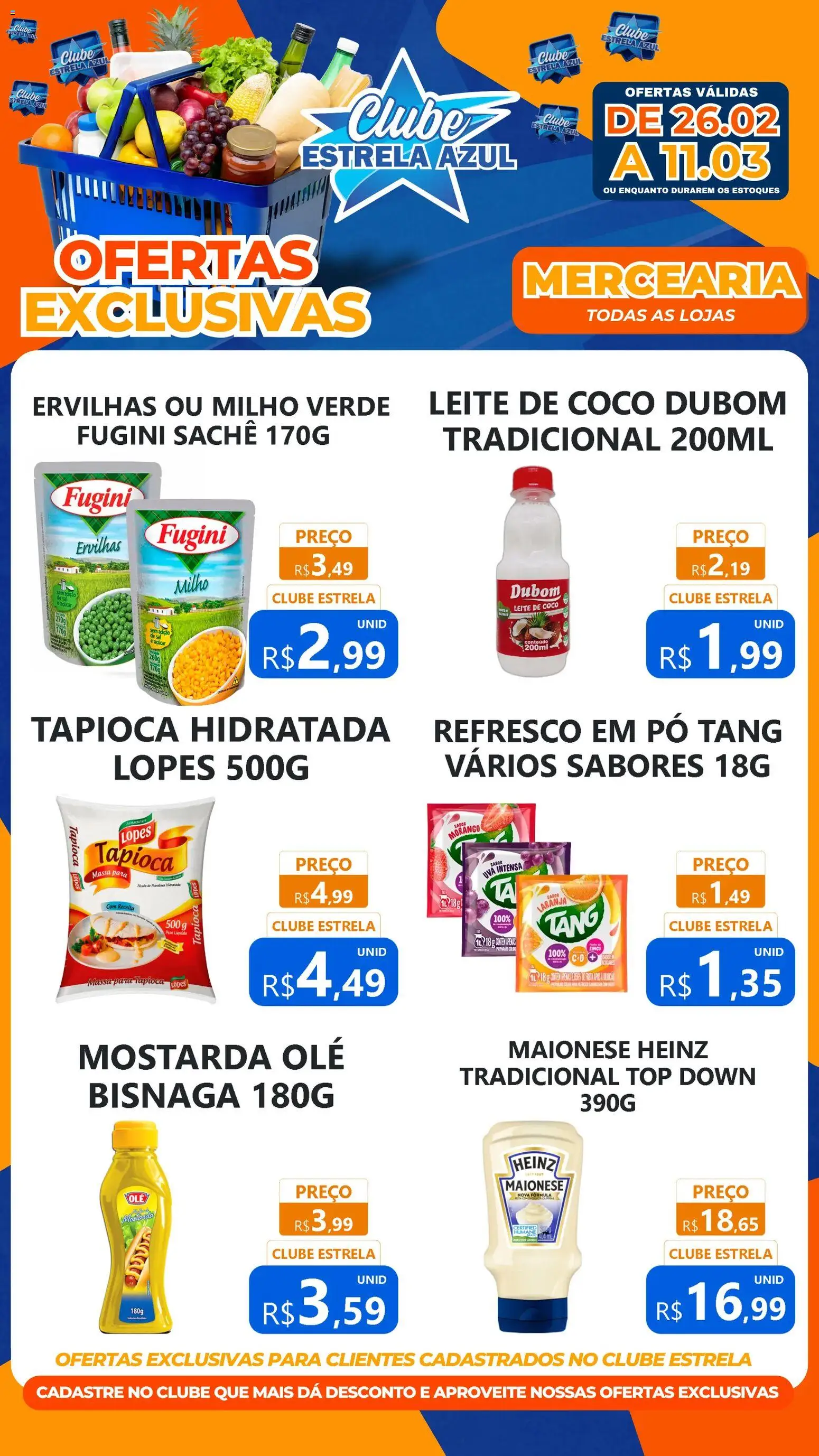 Estrela Azul Folheto - válido de 26.02.2026 | Página: 2 | Produtos: Coco, Pó, Leite, Maionese