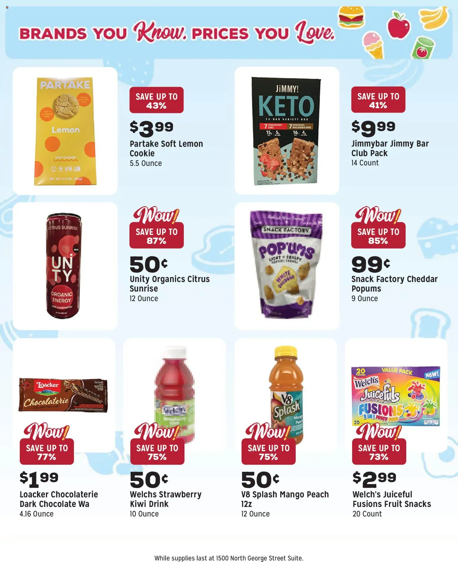 Grocery Outlet Weekly Ad - PA - valid from 14.01.2026 | Page: 10 | Products: Chocolate, Kiwi, Lemon, Peach
