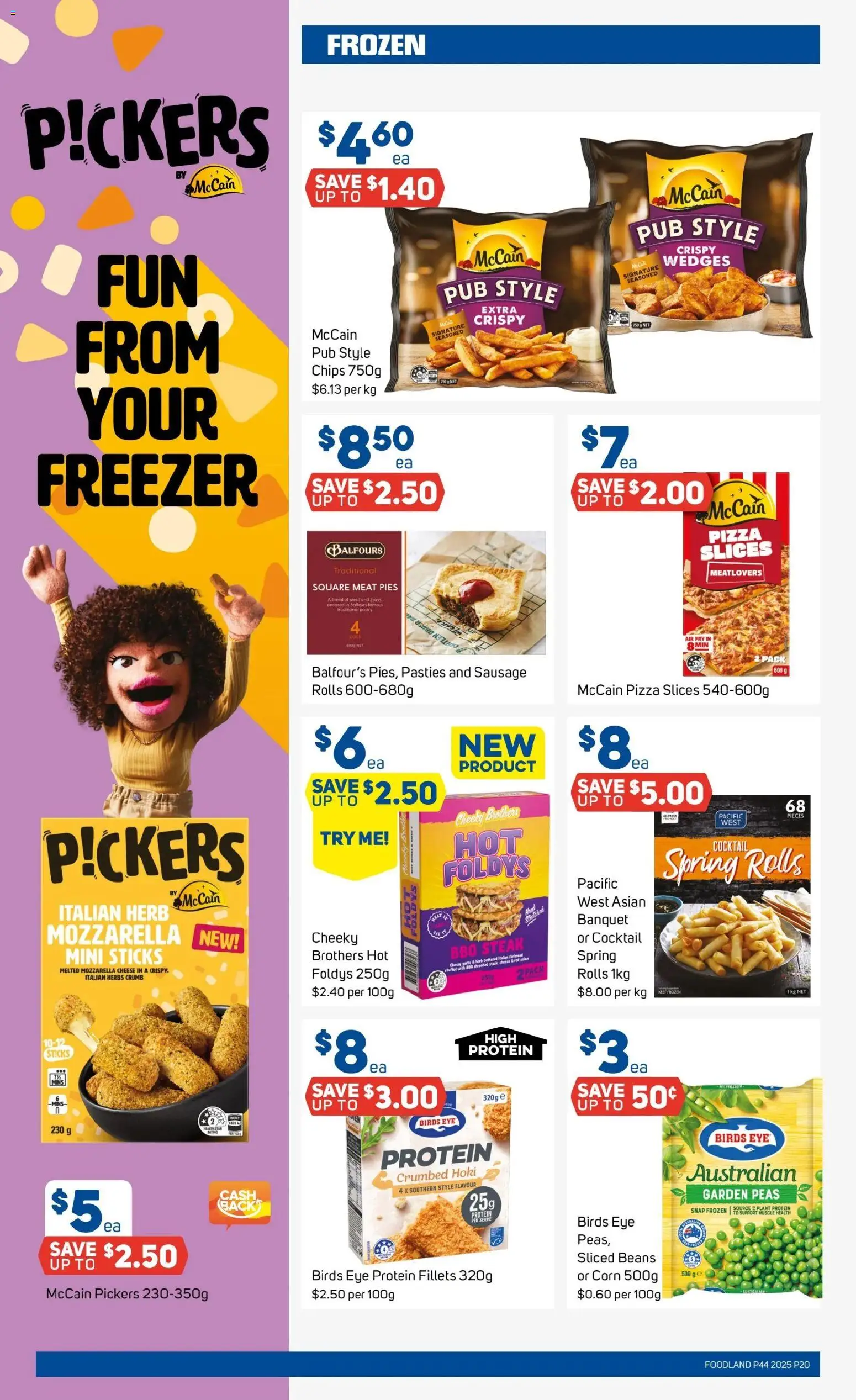 Foodland catalogue - valid from 29.09.2025 | Page: 20 | Products: Herb, Cheese, Meat, Freezer