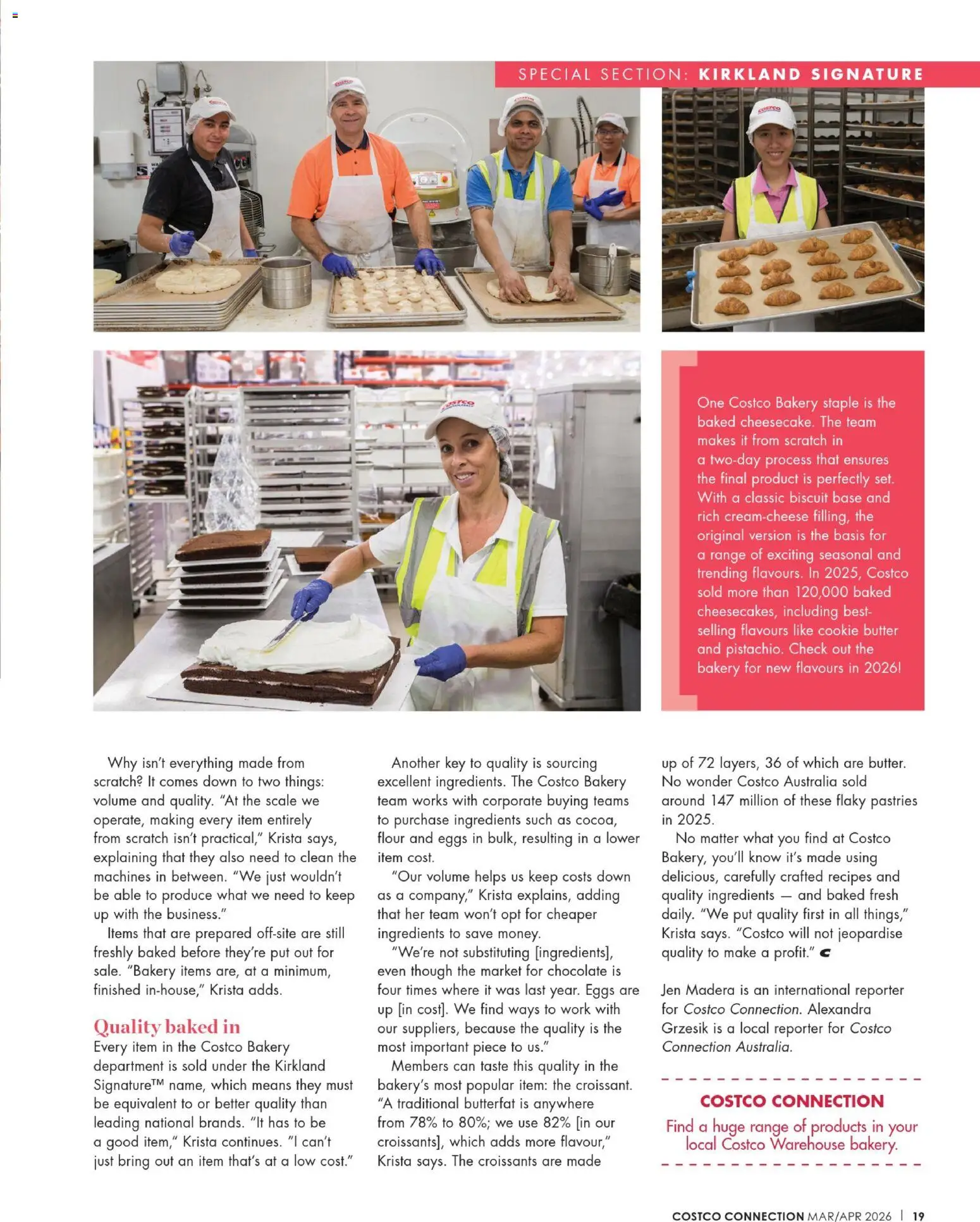 Costco catalogue - valid from 01.03.2026 | Page: 19 | Products: Eggs, Flour, Chocolate, Bakery