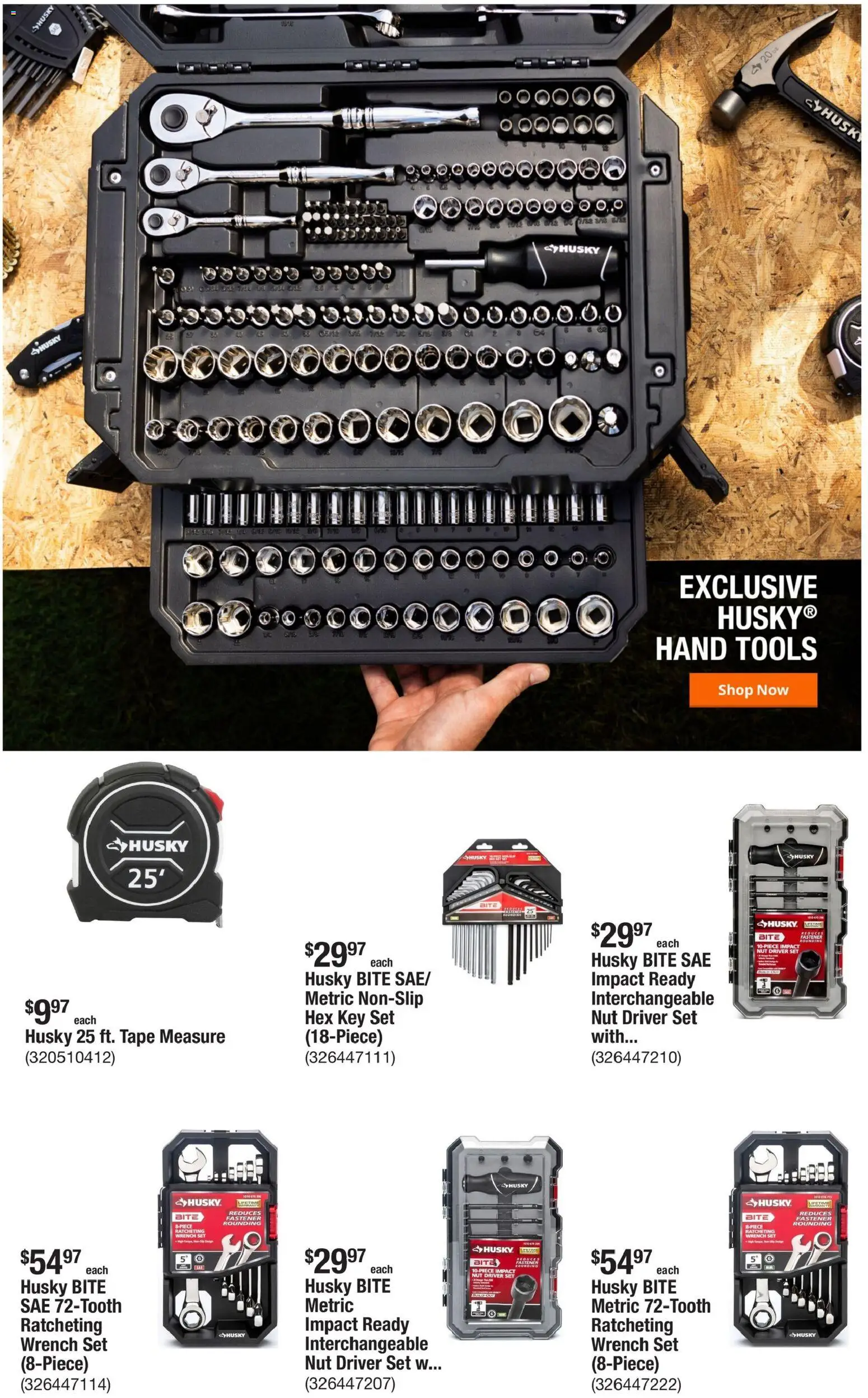 Home Depot Weekly Ad - FL - valid from 12.02.2026 | Page: 7 | Products: Fastener, Wrench, Tape Measure