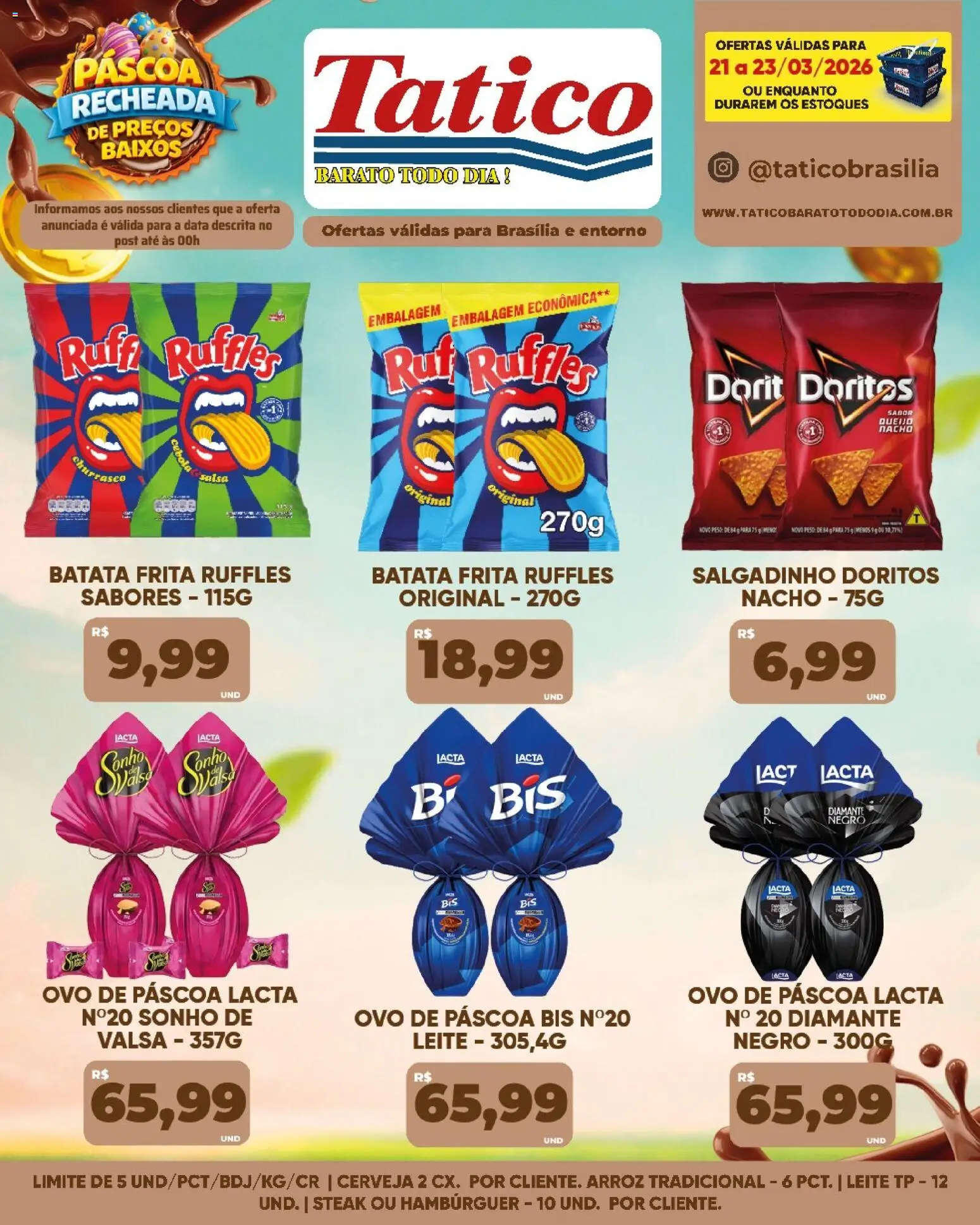 Tatico Folheto - válido de 24.03.2026 | Página: 21 | Produtos: Arroz, Hambúrguer, Batata, Batata frita