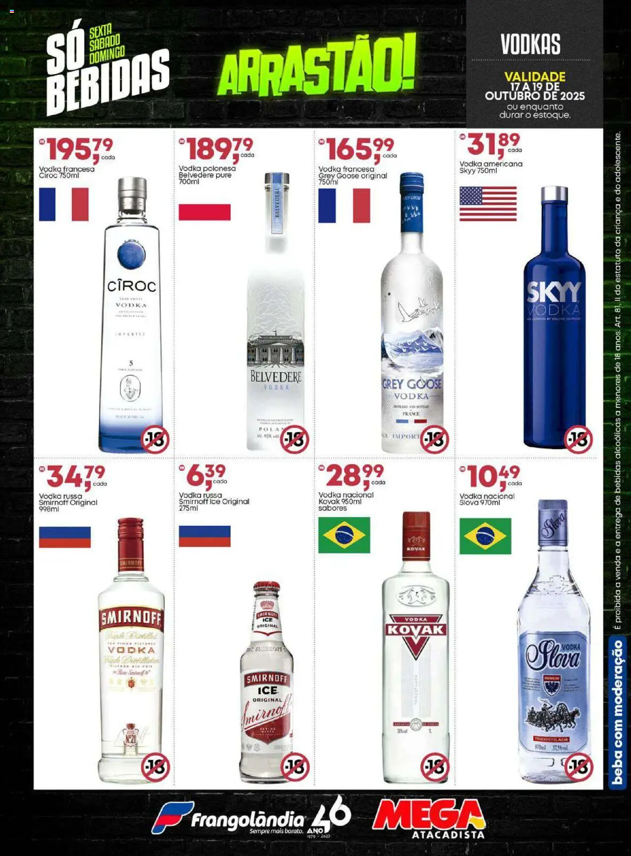 Frangolândia Folheto - válido de 17.10.2025 | Página: 4 | Produtos: Vodka