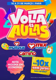 Mateus ofertas Saldão Volta as Aulas - Pré-Visualização do folheto da loja Mateus, válido de 16.03.2026