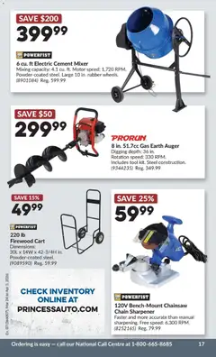 Preview of Princess Auto flyer - 2 Week Sale! from shop Princess Auto valid from 24.03.2026 | Page: 25 | Products: Mixer