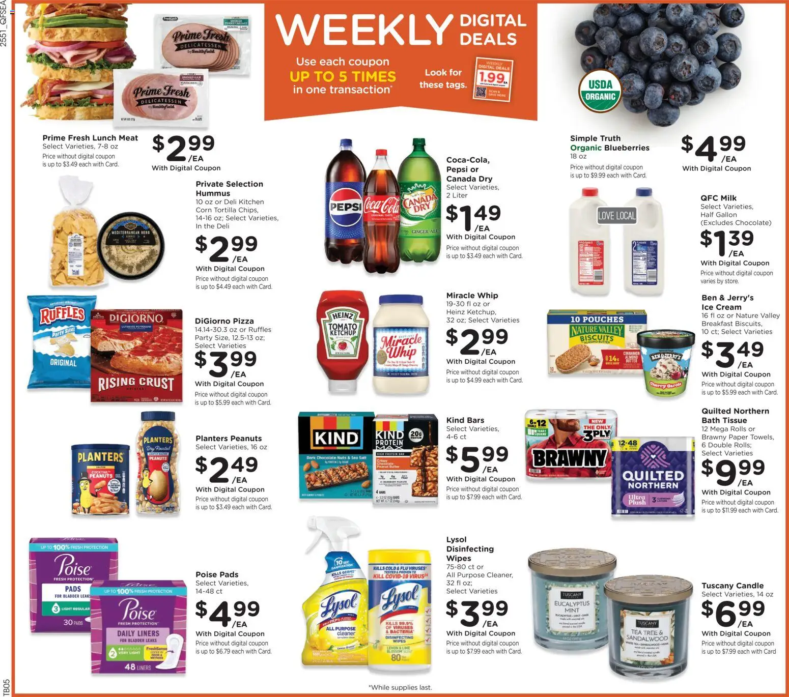 QFC Weekly Ad - WA - valid from 21.01.2026 | Page: 2 | Products: Bath, Pizza, Pads, Lemon