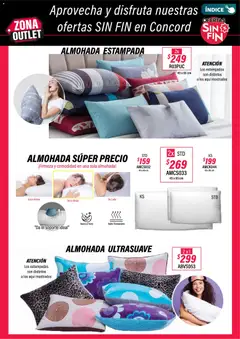 Vista previa de Colchas Concord Buen Fin, nuevo folleto de la tienda, válido en México a partir del 01.11.2025 | Página: 261 | Productos: Almohada