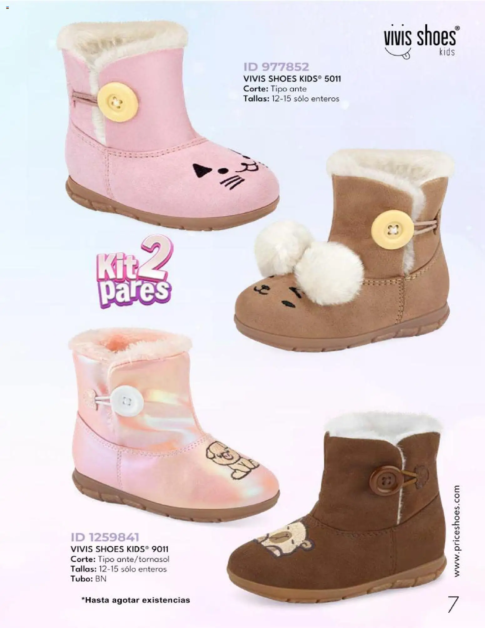 Nuevas ofertas de Price Shoes válidas en toda la República Mexicana desde el 06.12.2025. ¡Encuentra las mejores ofertas en Price Shoes catálogo Bebés! | Página: 7