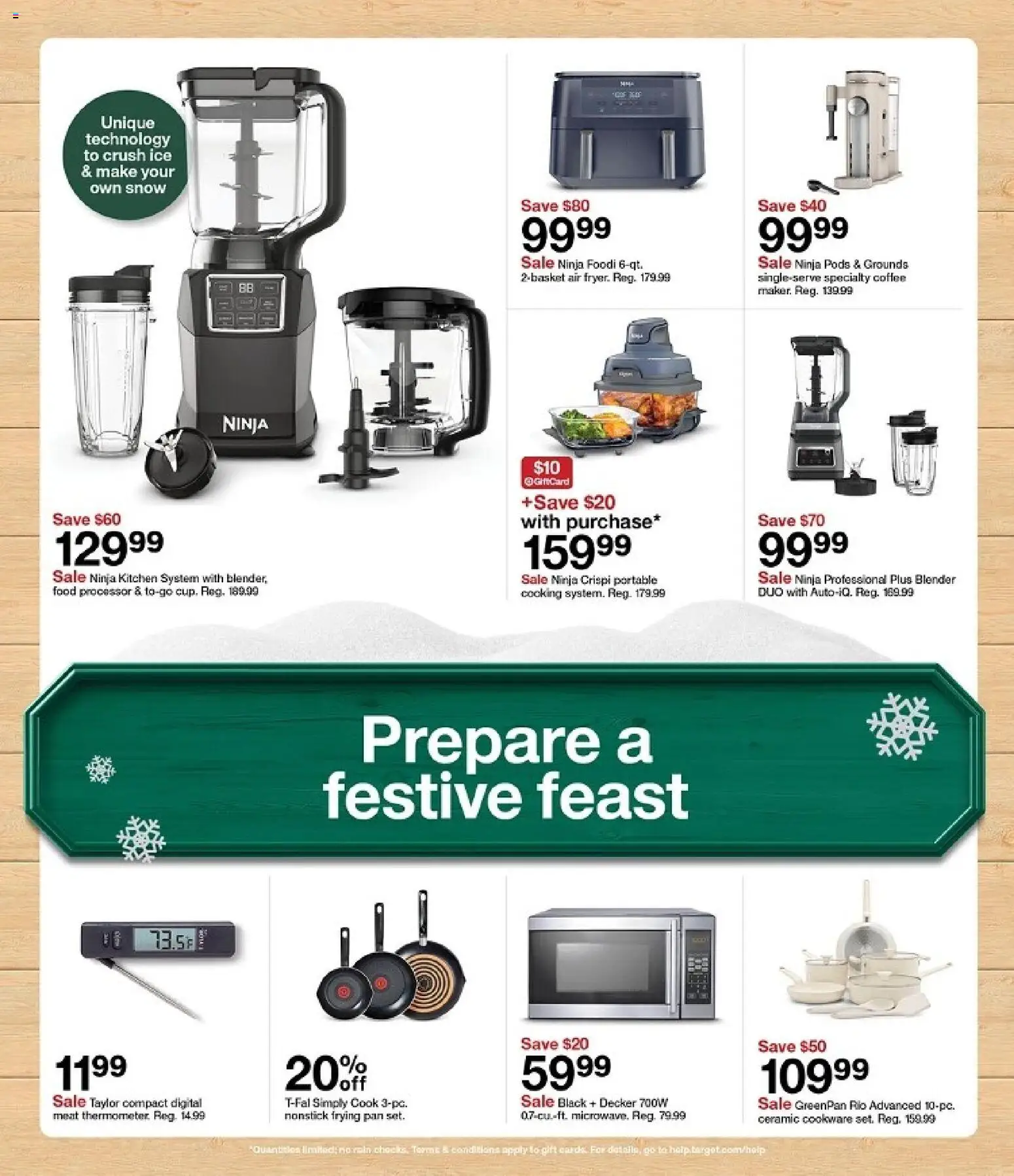 Target Weekly Ad - valid from 02.11.2025 | Page: 32 | Products: Coffee, Blender, Food Processor, Thermometer