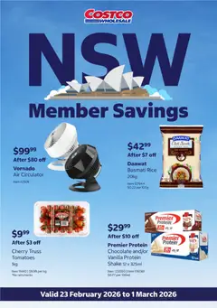 Preview of Costco NSW Member Savings - valid from 23.02.2026