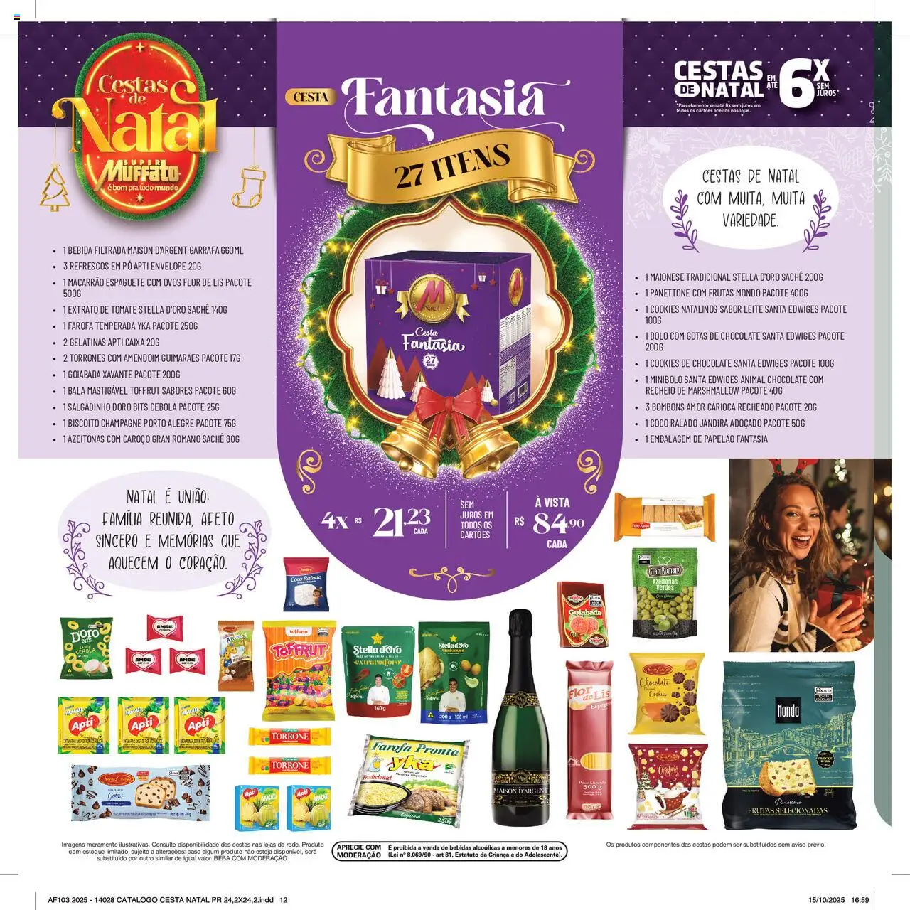 Super Muffato Folheto - válido de 13.10.2025 | Página: 12 | Produtos: Biscoito, Envelope, Bebida, Cookies