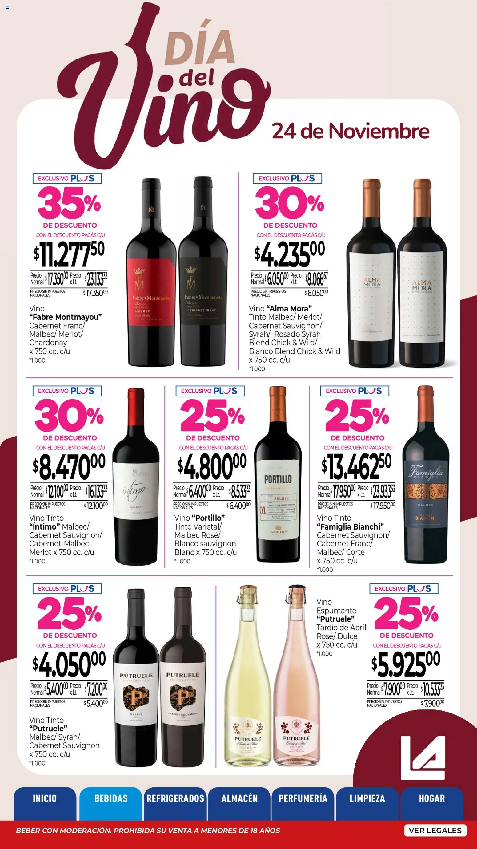 La Anonima catálogo │ válido desde el 20.11.2025 | Página: 5 | Productos: Vino