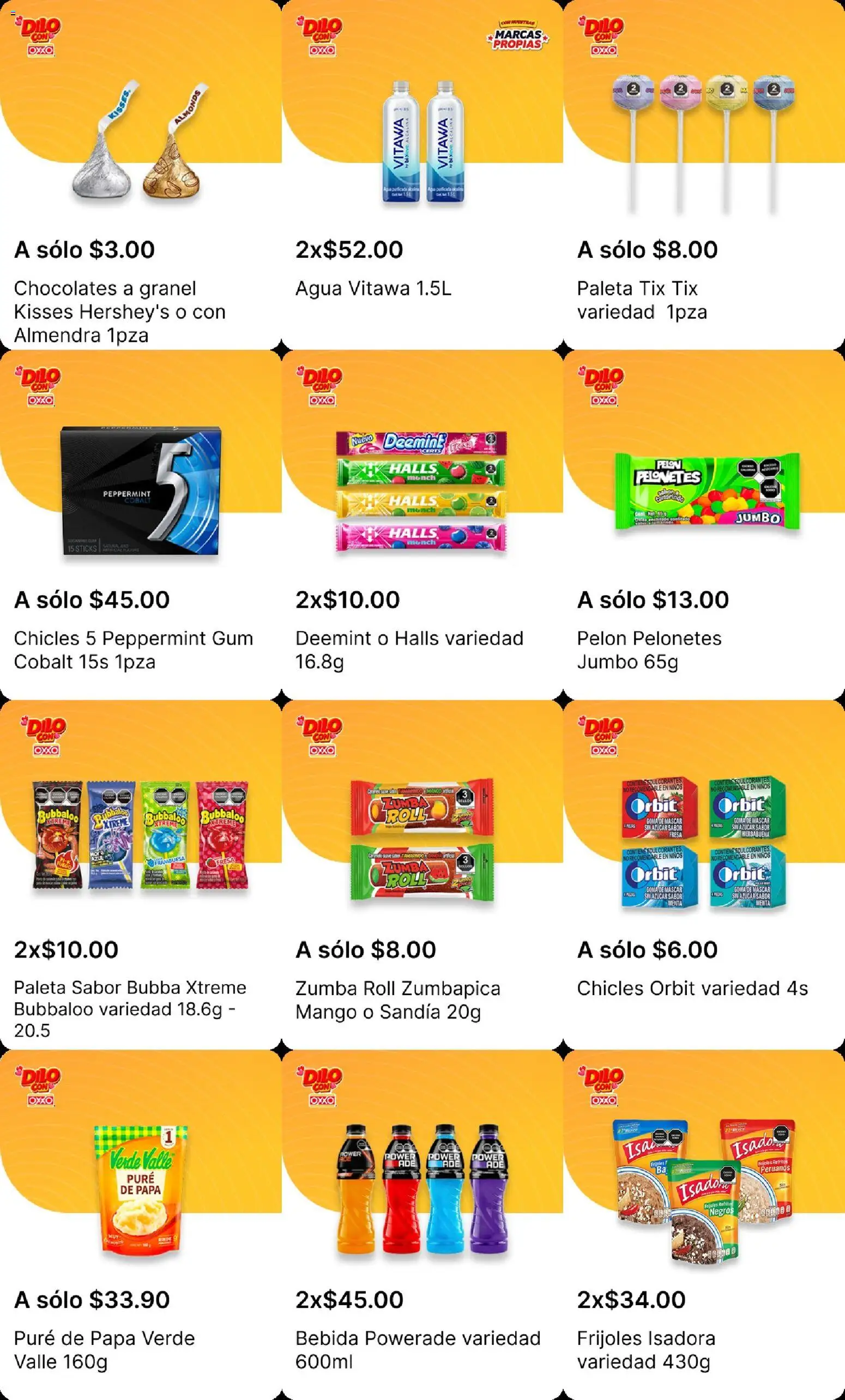 Nuevas ofertas de OXXO válidas en toda la República Mexicana desde el 29.01.2026. ¡Encuentra las mejores ofertas en OXXO folleto! | Página: 8 | Productos: Chicles, Azúcar, Sandía, Mango