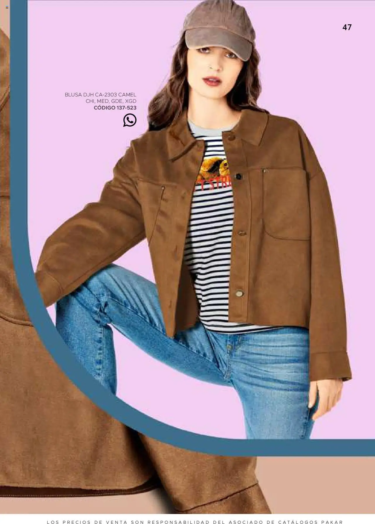 Nuevas ofertas de SC Pakar válidas en toda la República Mexicana desde el 24.07.2025. ¡Encuentra las mejores ofertas en SC Pakar Catálogo Ropa y Accesorios! | Página: 47 | Productos: Blusa