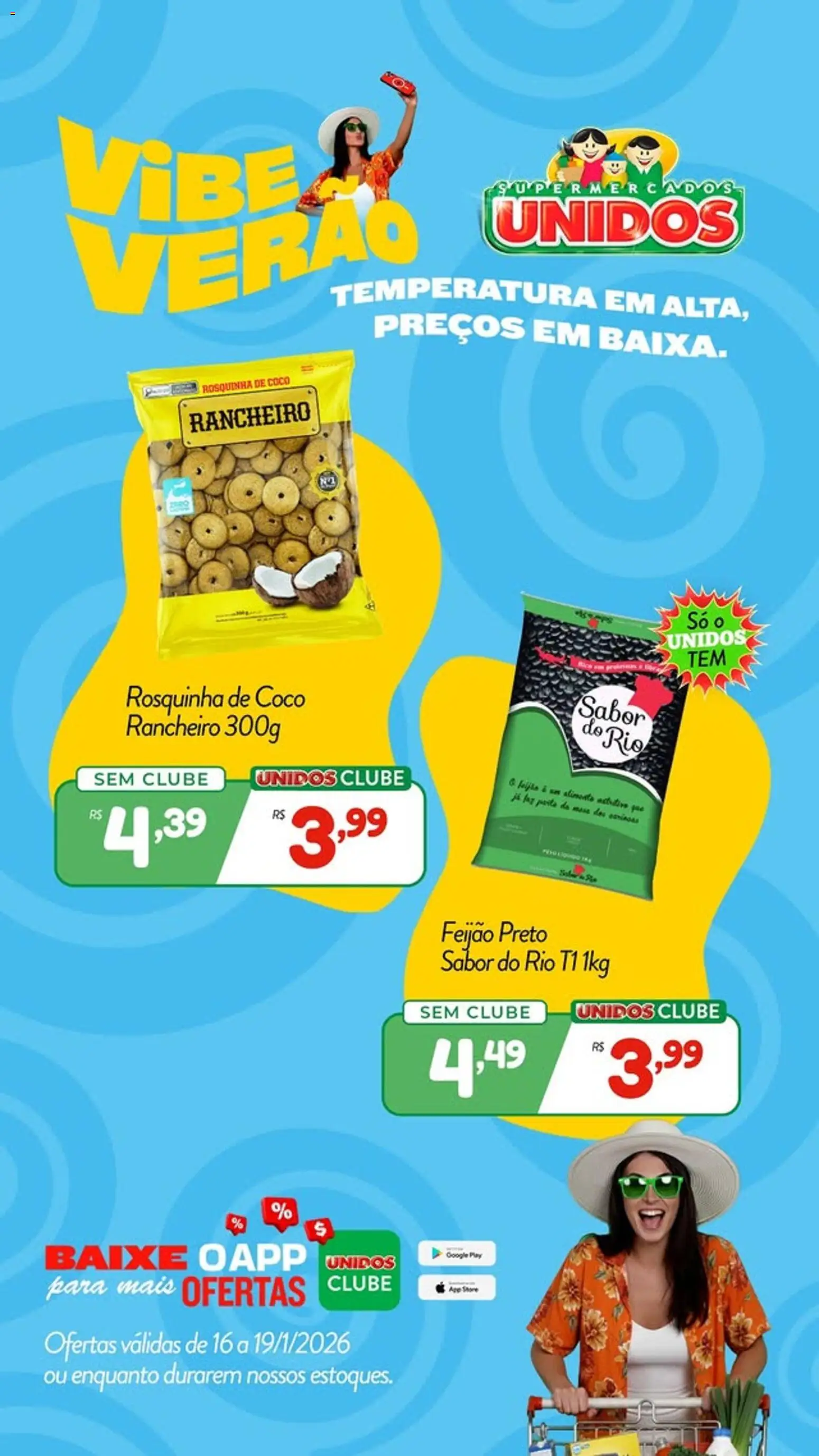 Supermercados Unidos Folheto - válido de 16.01.2026 | Página: 4 | Produtos: Coco, Feijão, Rosquinha