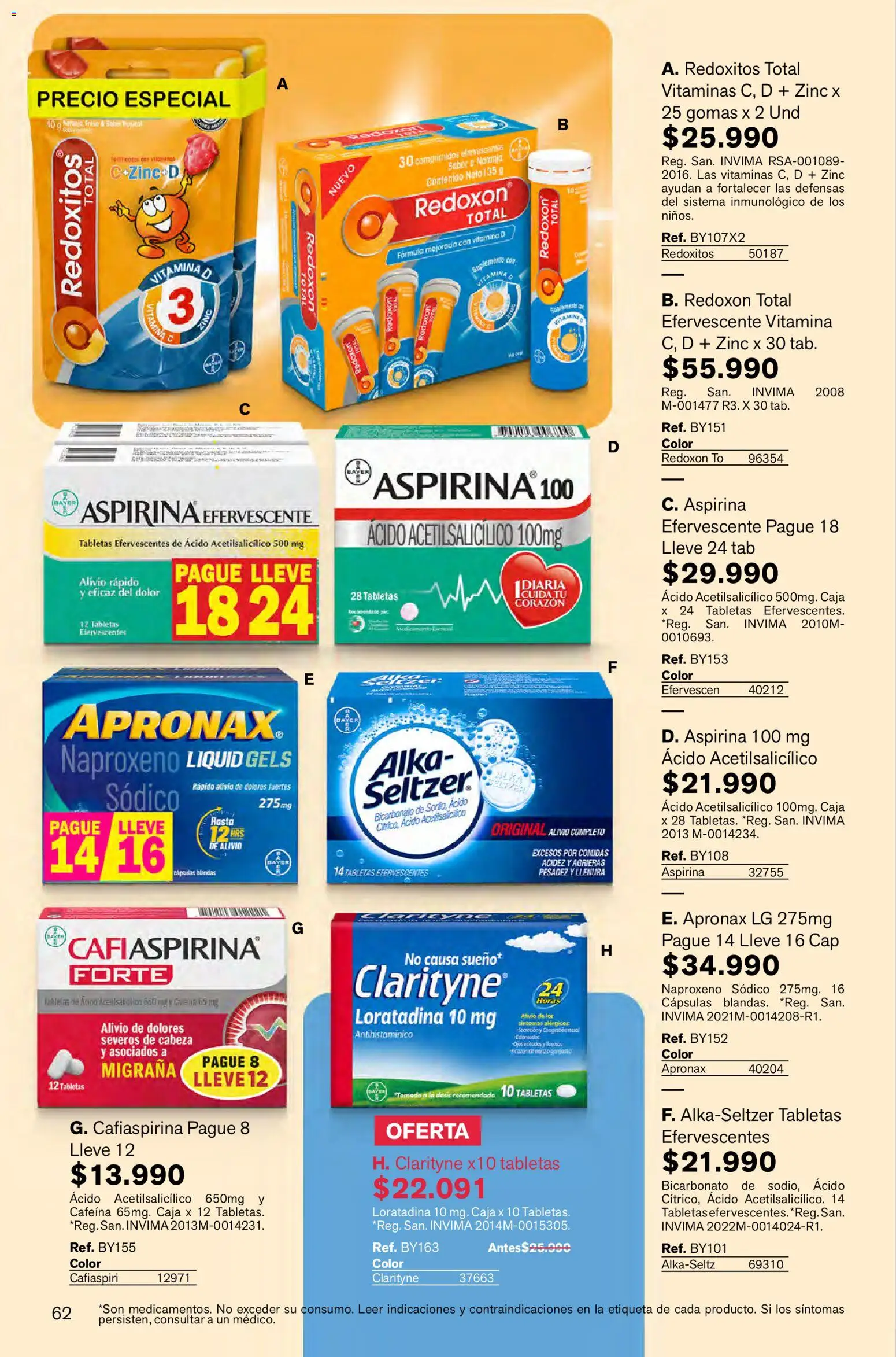 Leonisa revista - valida desde el 05.02.2026 | Página: 62 | Productos: Gomas, Caja, Vitaminas