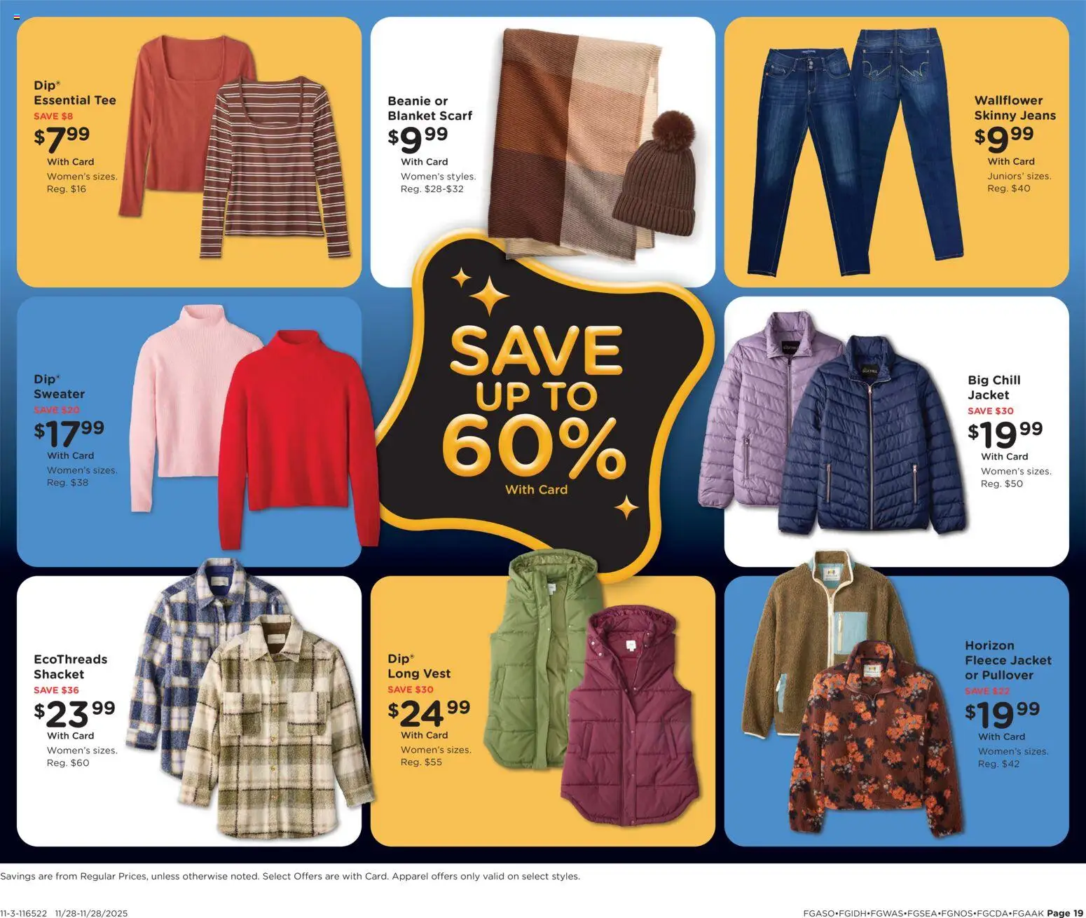 Fred Meyer Black Friday  - valid from 28.11.2025 | Page: 20 | Products: Blanket, Sweater, Jacket, Scarf