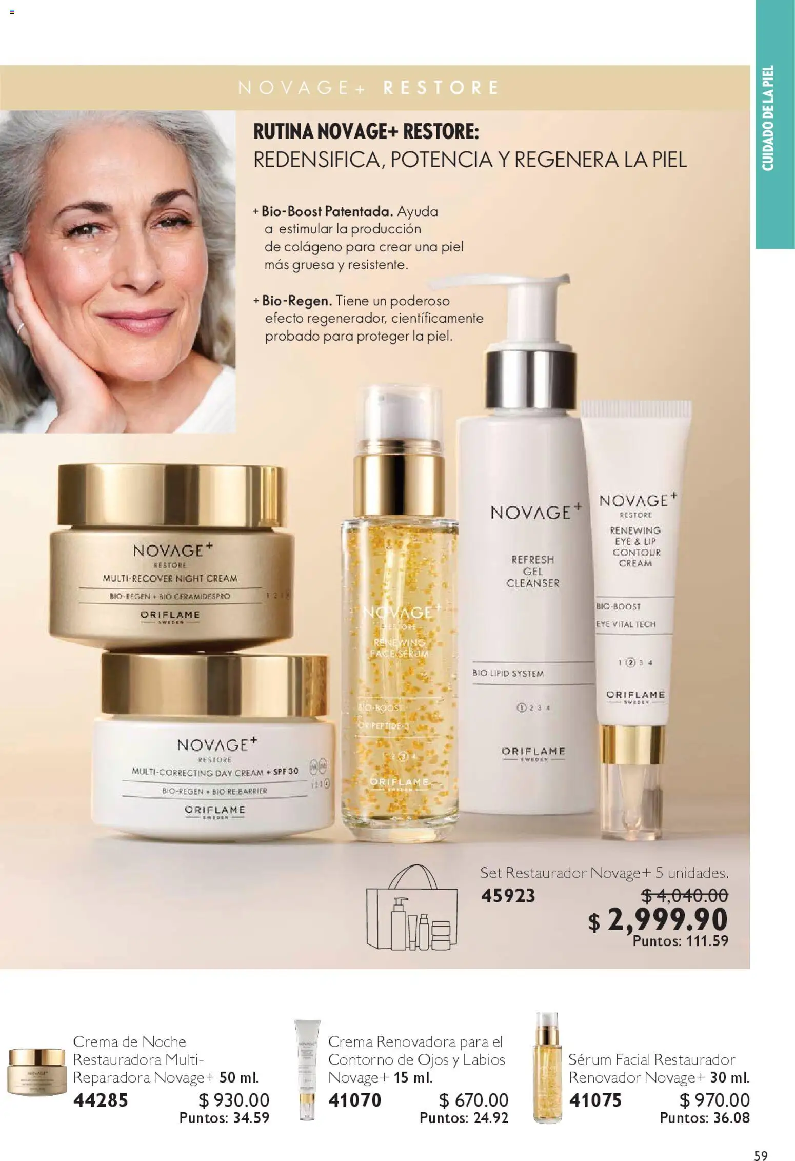 Nuevas ofertas de Oriflame válidas en toda la República Mexicana desde el 22.11.2025. ¡Encuentra las mejores ofertas en Oriflame Black Friday! | Página: 59 | Productos: Contorno de ojos, Serum, Crema, Contorno