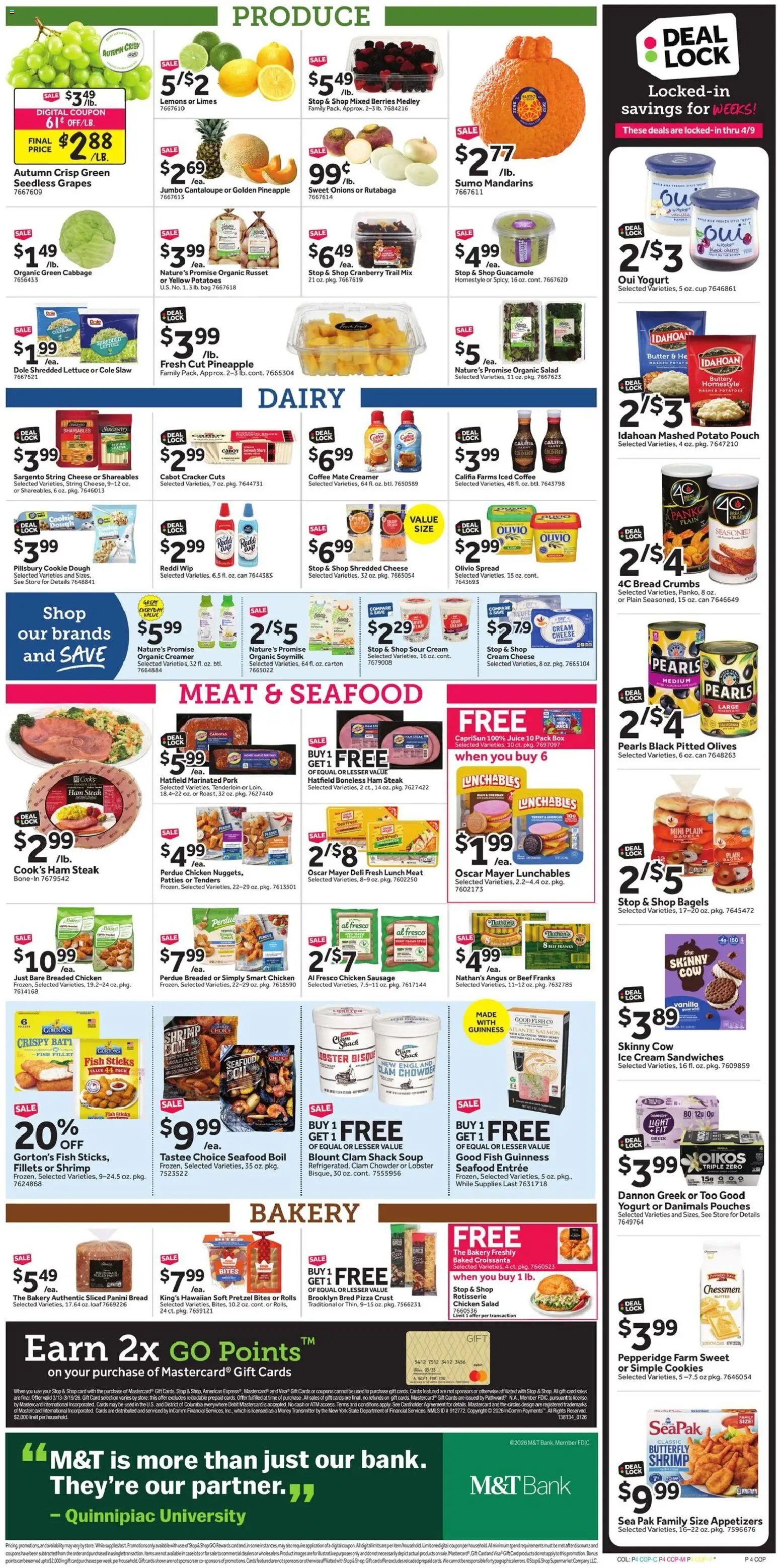 Stop & Shop Weekly Circular - NY - valid from 13.03.2026 | Page: 7 | Products: Ham, Sour cream, Sausage, Case
