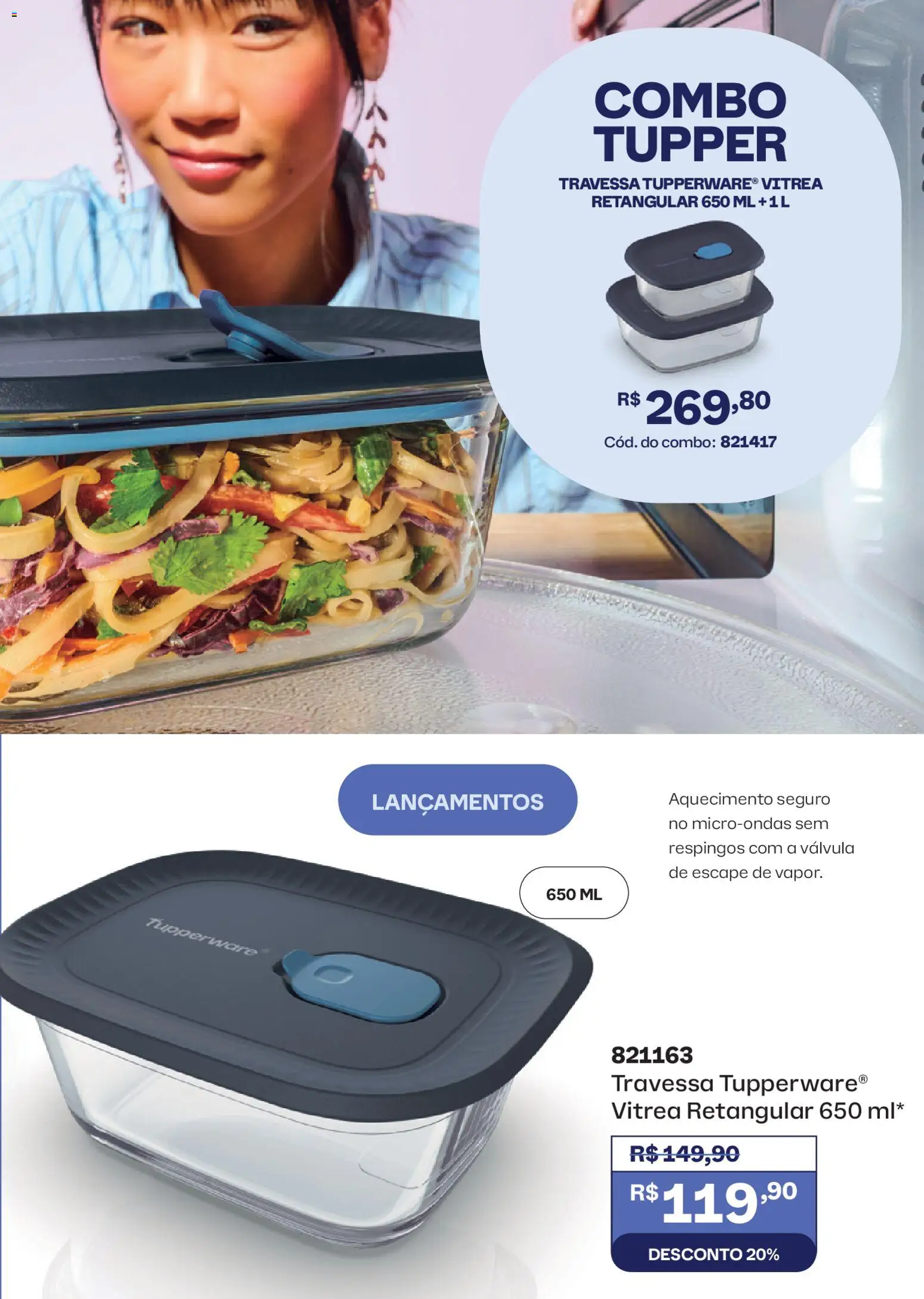 Tupperware Folheto - válido de 01.04.2026 | Página: 15 | Produtos: Travessa, Microondas
