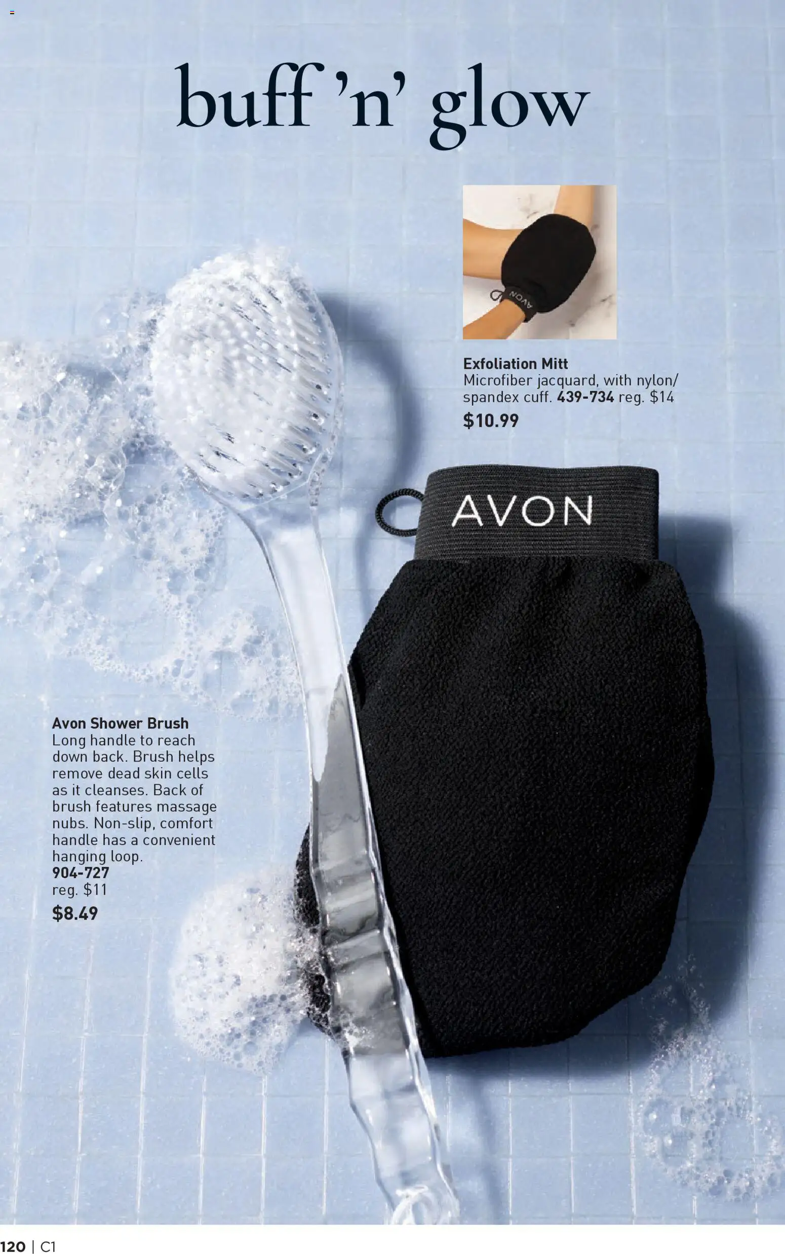 Avon Brochure - valid from 31.12.2025 | Page: 120 | Products: Shower, Brush