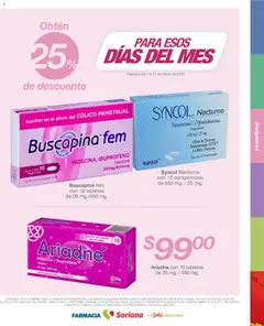 Vista previa de Soriana - Folleto Farmacia Soriana Marzo Mercado Nacional, nuevo folleto de la tienda, válido en México a partir del 01.03.2026 | Página: 6 | Productos: Analgésico, Caja, Tableta