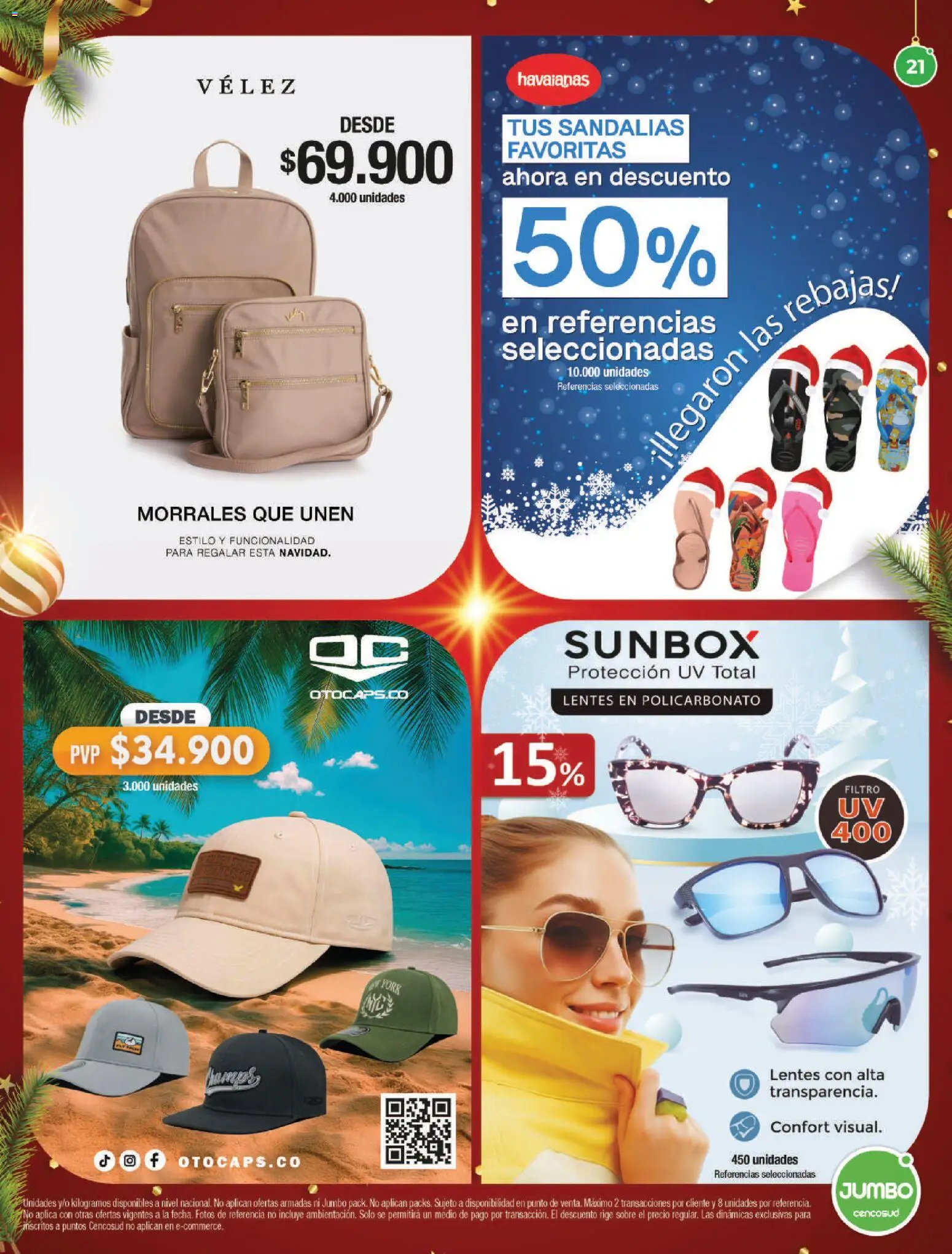 Jumbo revista - valida desde el 04.12.2025 | Página: 21 | Productos: Sandalias, Sobre