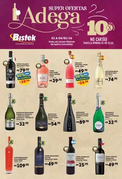 Bistek Supermercados - Ofertas Adega - Pré-Visualização do folheto da loja Bistek Supermercados, válido de 02.01.2026