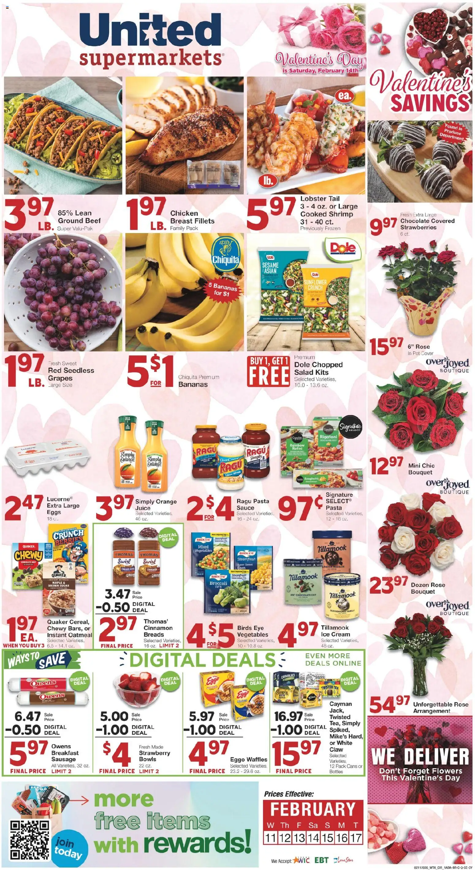 United Supermarkets Weekly Ad - valid from 10.02.2026 | Page: 1