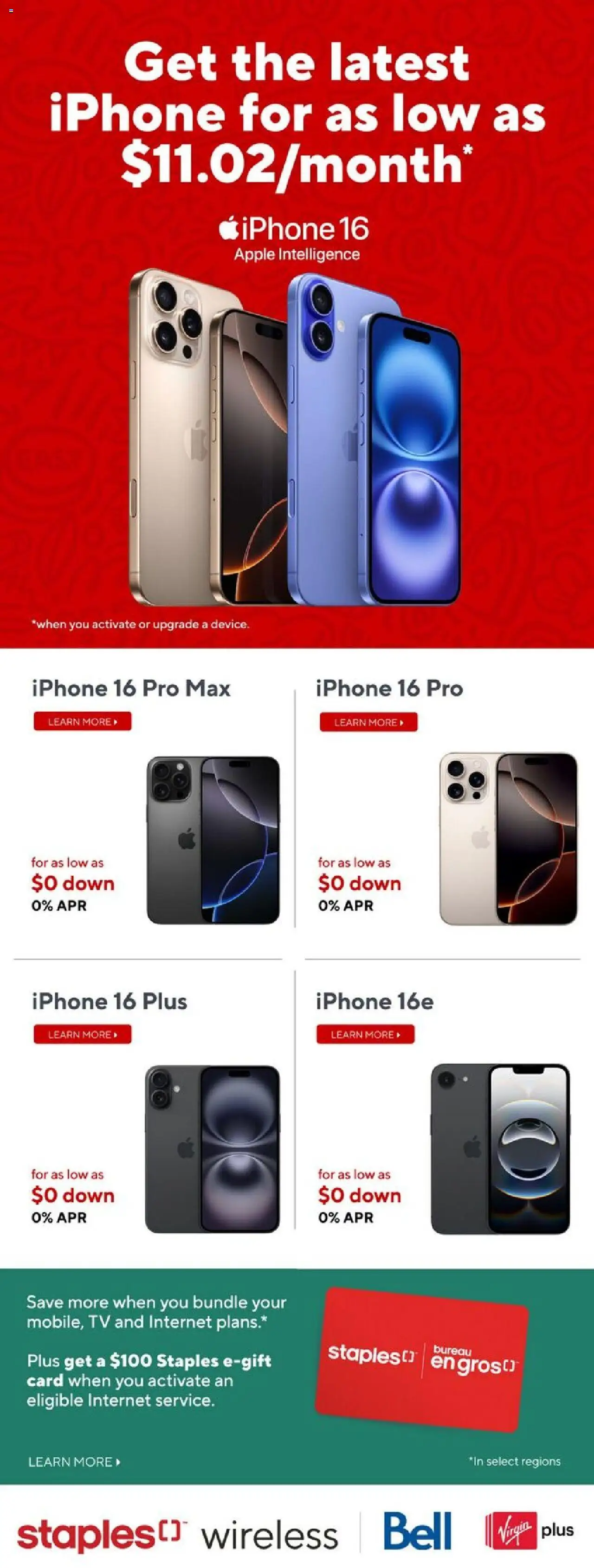 Staples flyer valid from 01.08.2025 | Page: 10 | Products: Tv