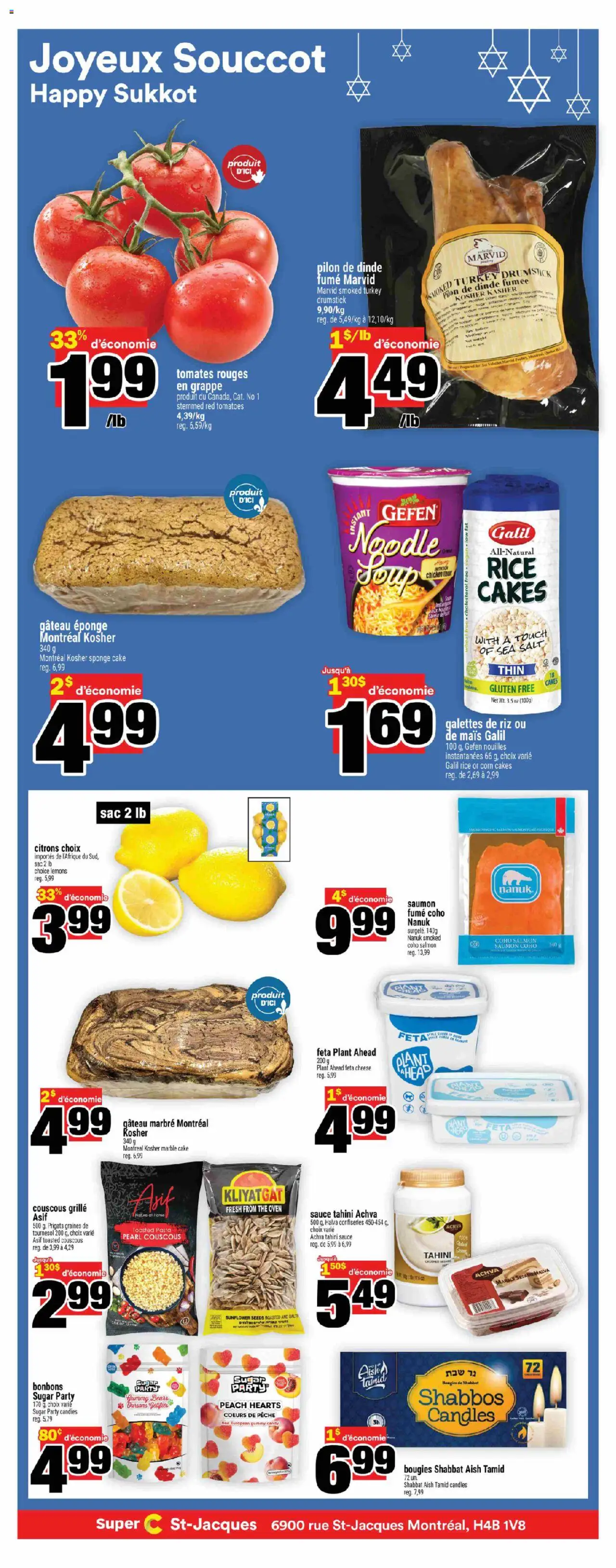 Super C flyer valid from 02.10.2025 | Page: 11 | Products: Rice, Candies, Sponge, Cheese