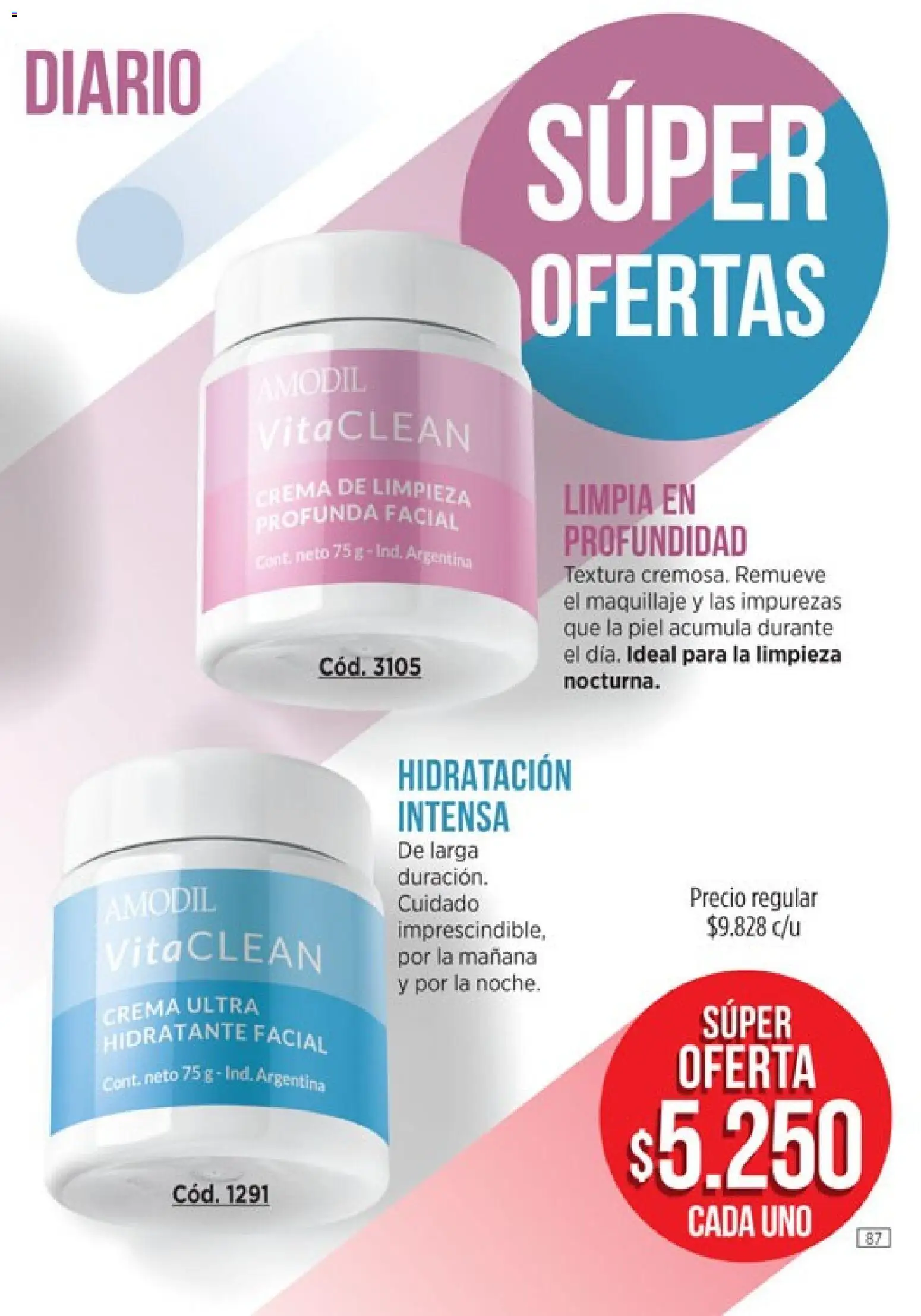 Catálogo Amodil Campaña 5 │ válido desde el 01.03.2026 | Página: 87 | Productos: Maquillaje, Crema de limpieza, Crema