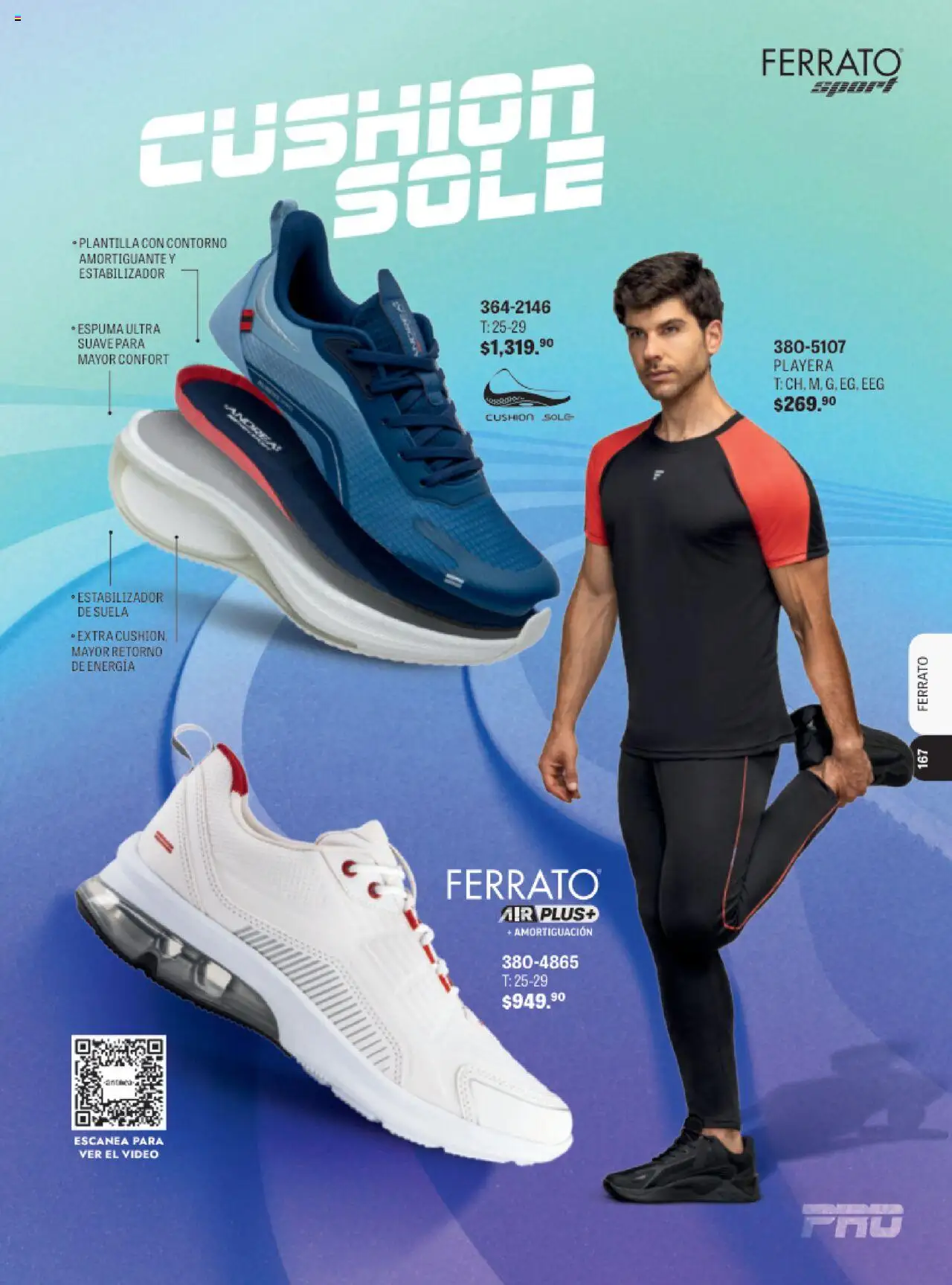 Nuevas ofertas de Andrea válidas en toda la República Mexicana desde el 13.08.2025. ¡Encuentra las mejores ofertas en Andrea - Catálogo Ferrato Sport! | Página: 26 | Productos: Contorno, Espuma, Playera, Video