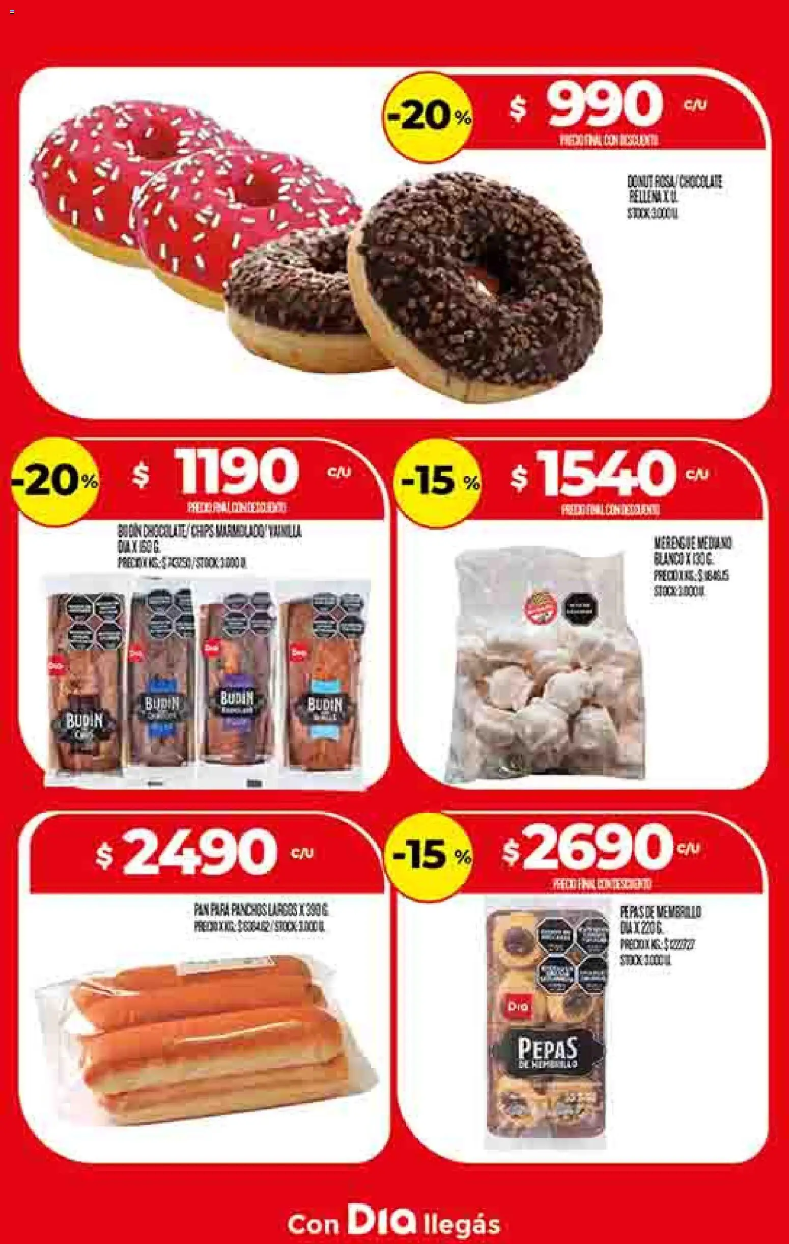Supermercado DIA Ofertas │ válido desde el 15.04.2026 | Página: 16 | Productos: Budín, Pan, Chocolate