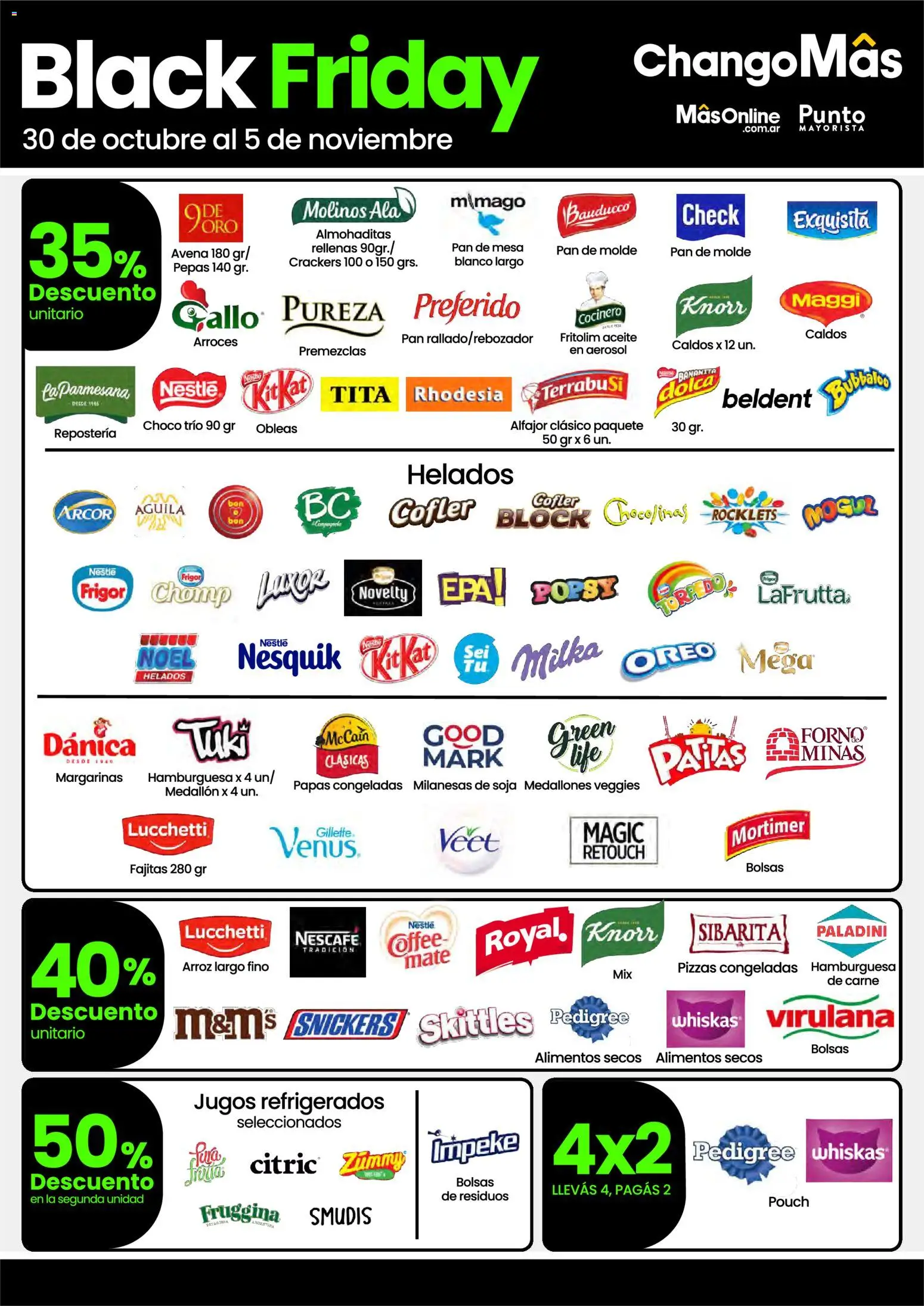 Punto Mayorista Black Friday │ válido desde el 30.10.2025 | Página: 15 | Productos: Avena, Pan, Alfajor, Arroz