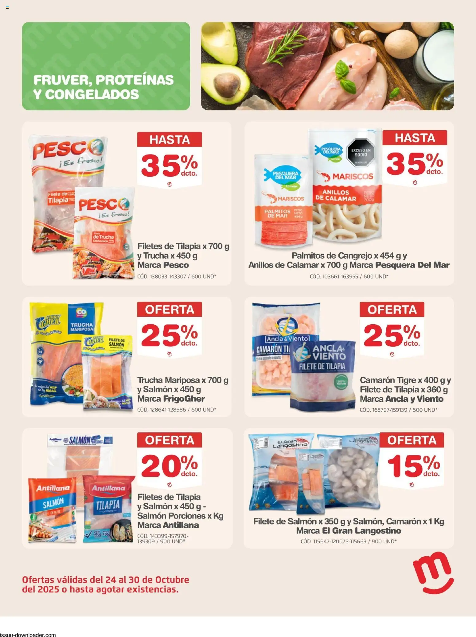 Makro revista - valida desde el 24.10.2025 | Página: 2 | Productos: Frasco, Peso, Mesa, Mariscos