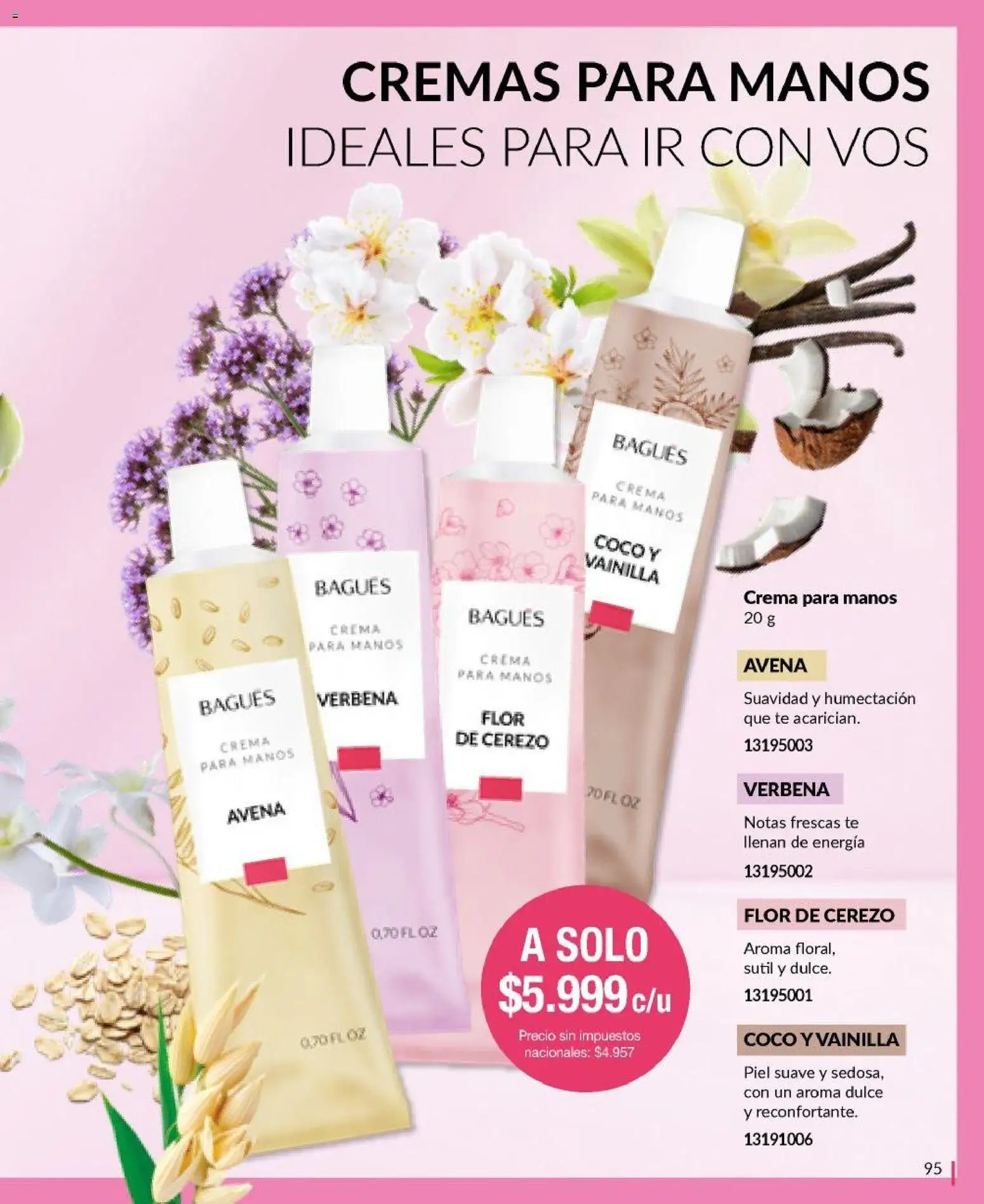 Bagués - Catálogo │ válido desde el 12.01.2026 | Página: 95 | Productos: Avena, Té, Crema