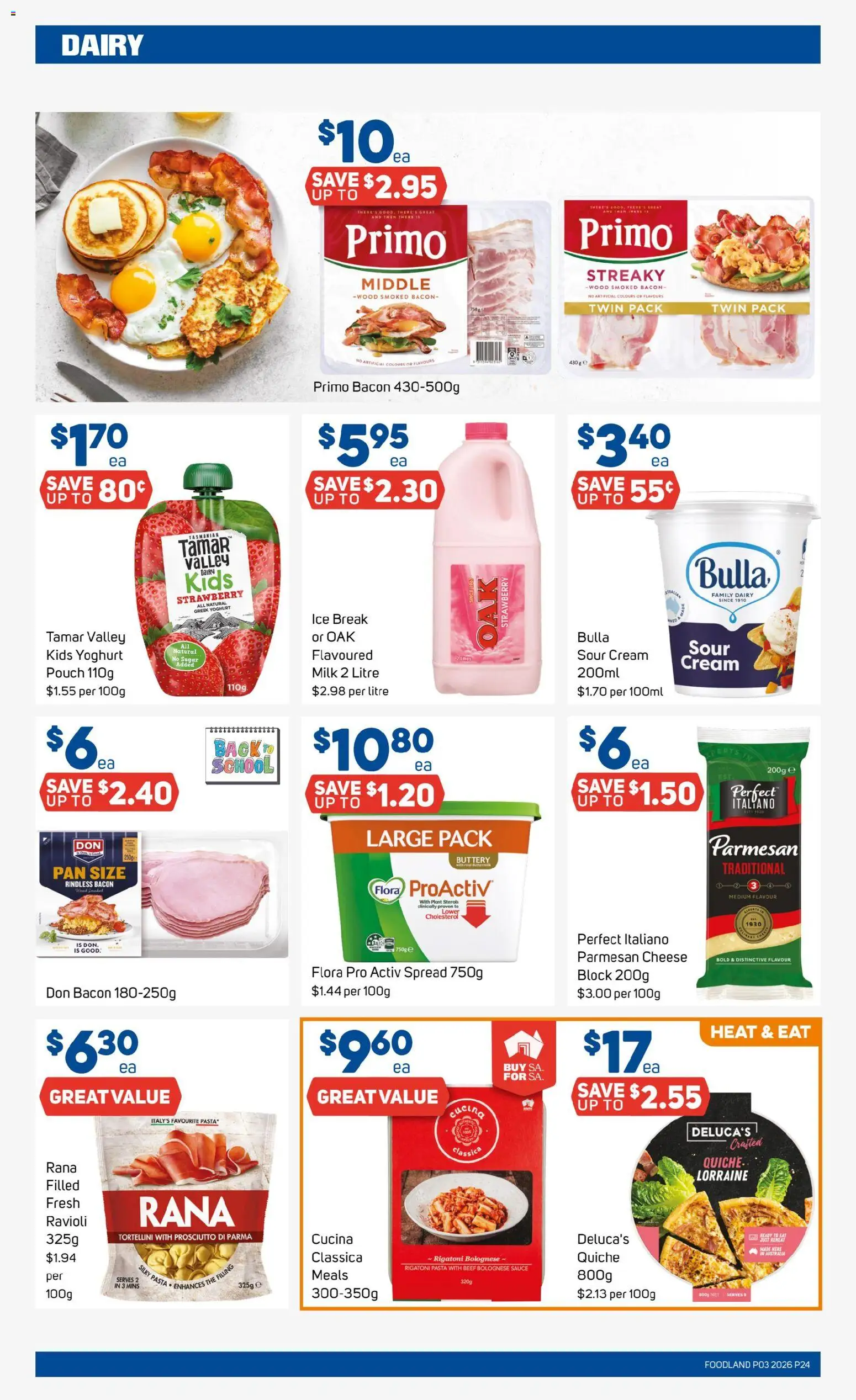 Foodland catalogue - valid from 14.01.2026 | Page: 24 | Products: Milk, Dairy, Beef, Sauce