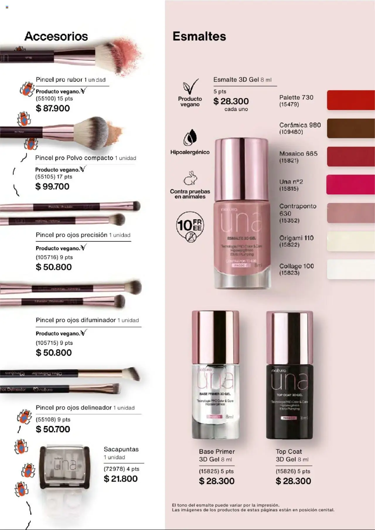 Natura revista - valida desde el 03.09.2025 | Página: 66 | Productos: Rubor, Cerámica, Polvo, Delineador