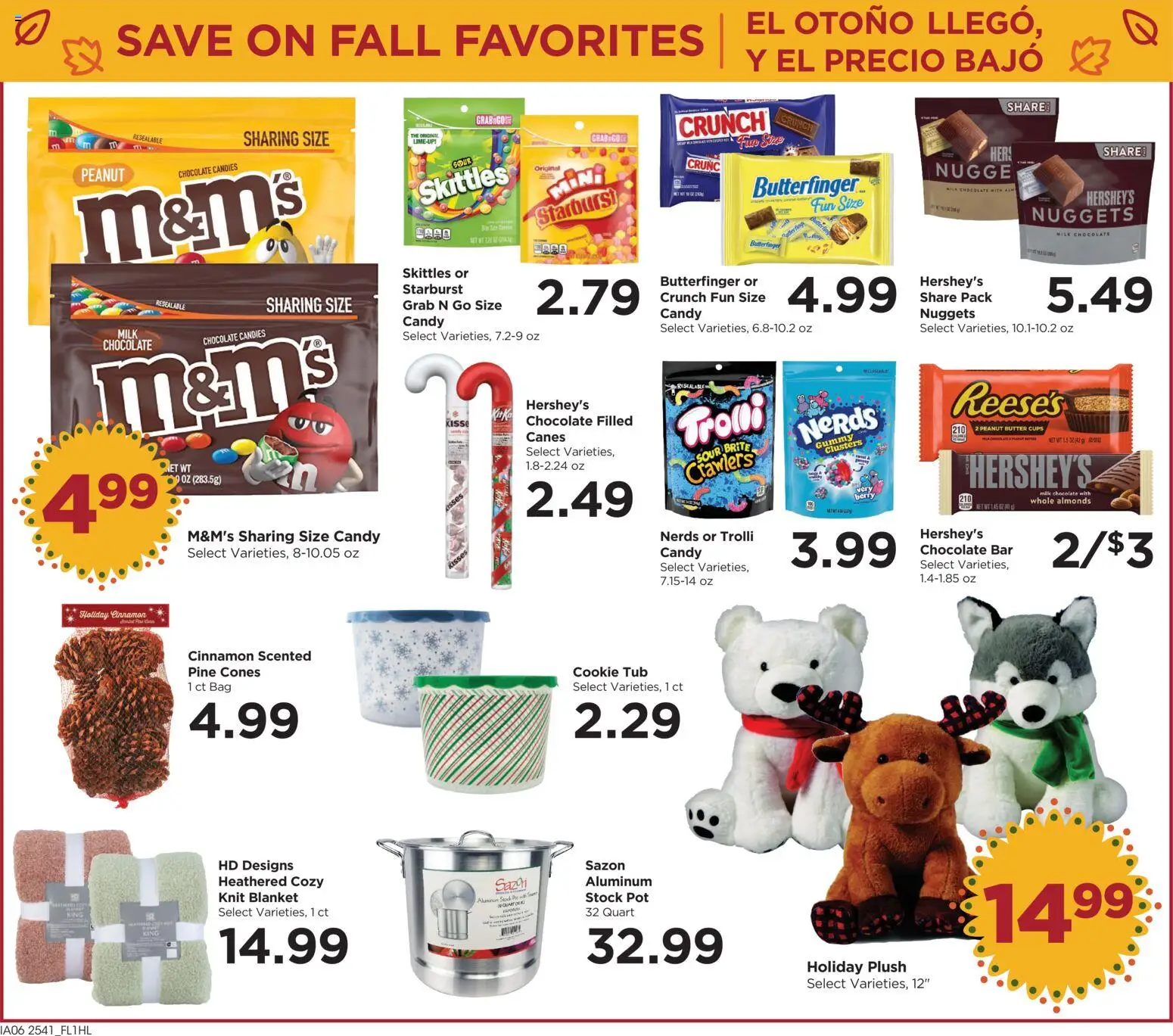 Food 4 Less Weekly Ad - valid from 12.11.2025 | Page: 6 | Products: Milk, Butter, Candies, Bag