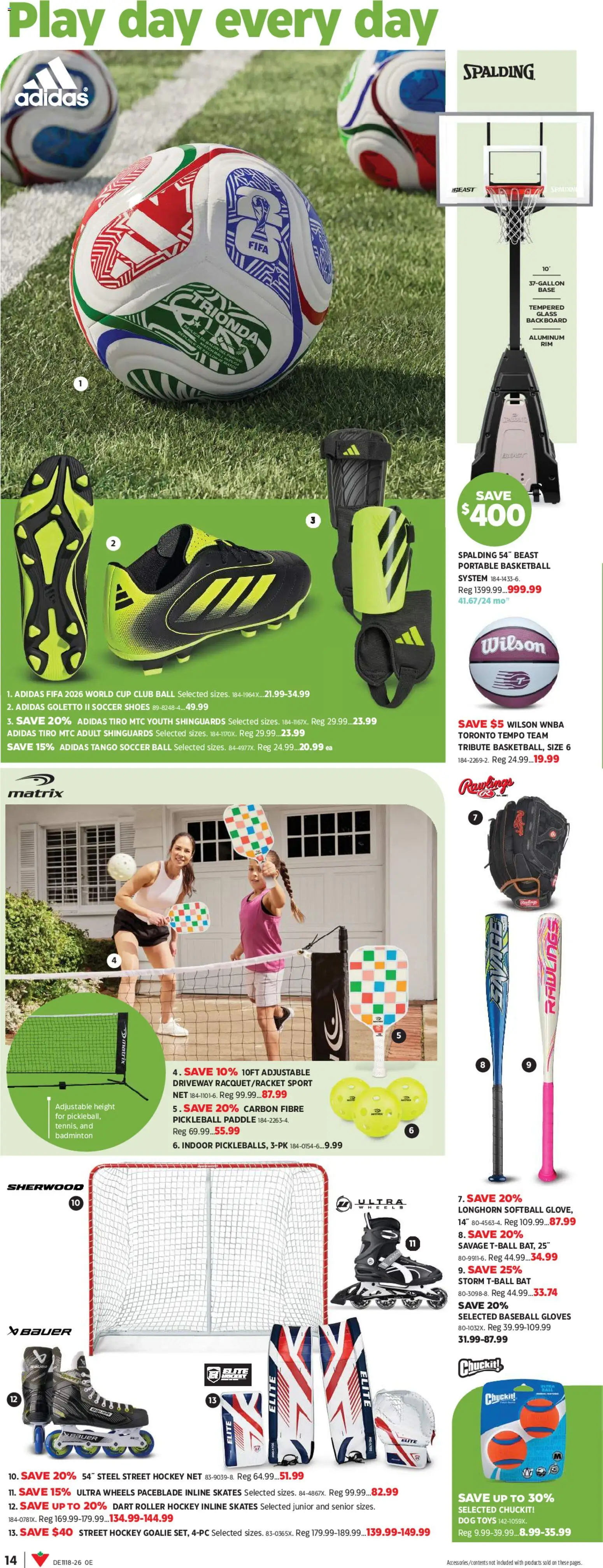 Canadian Tire flyer valid from 30.04.2026 | Page: 20 | Products: Gloves, Shoes
