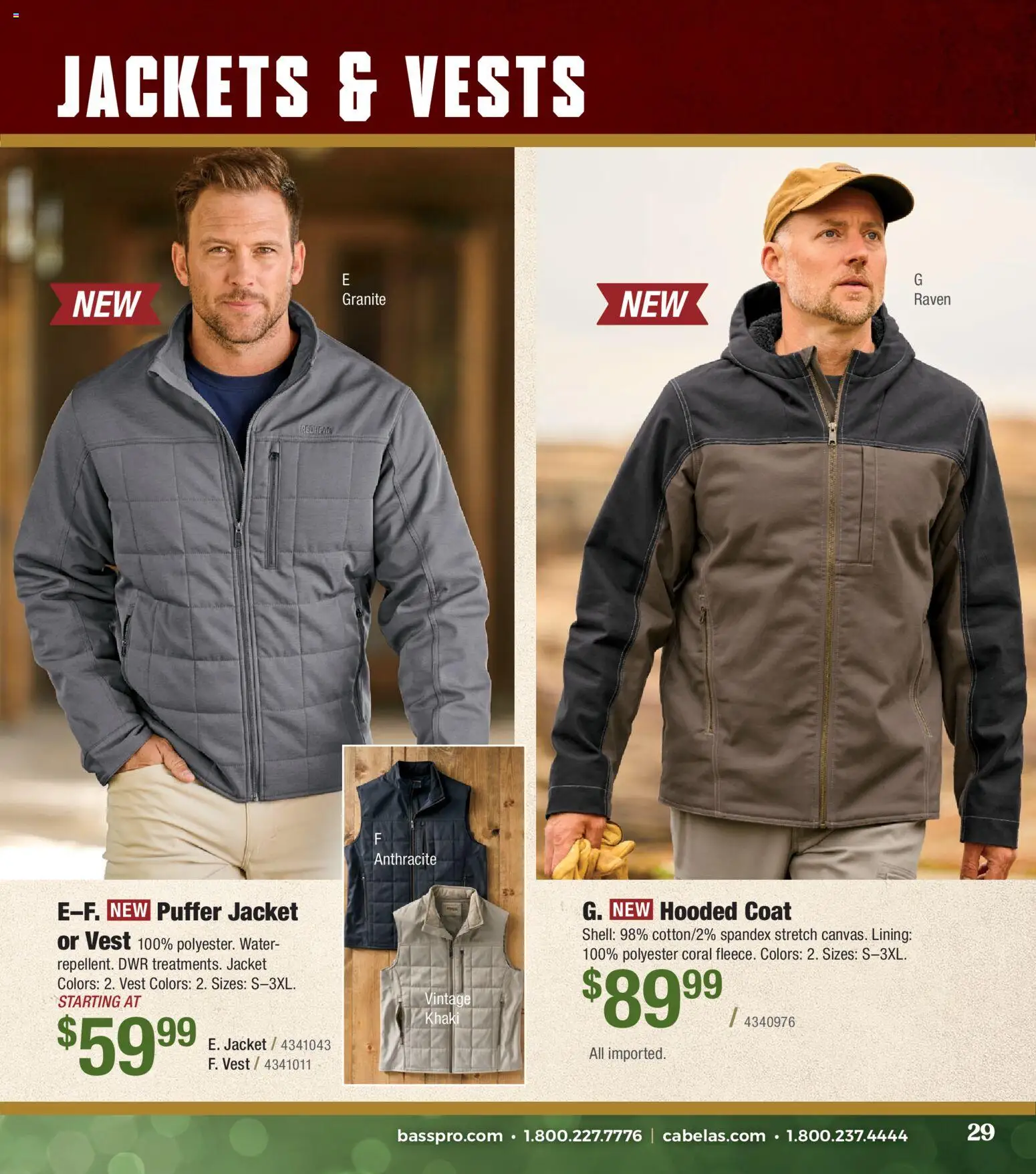 Cabela's Kids' Wishbook 25 - valid from 01.11.2025 | Page: 29 | Products: Vest, Jacket, Coat, Water