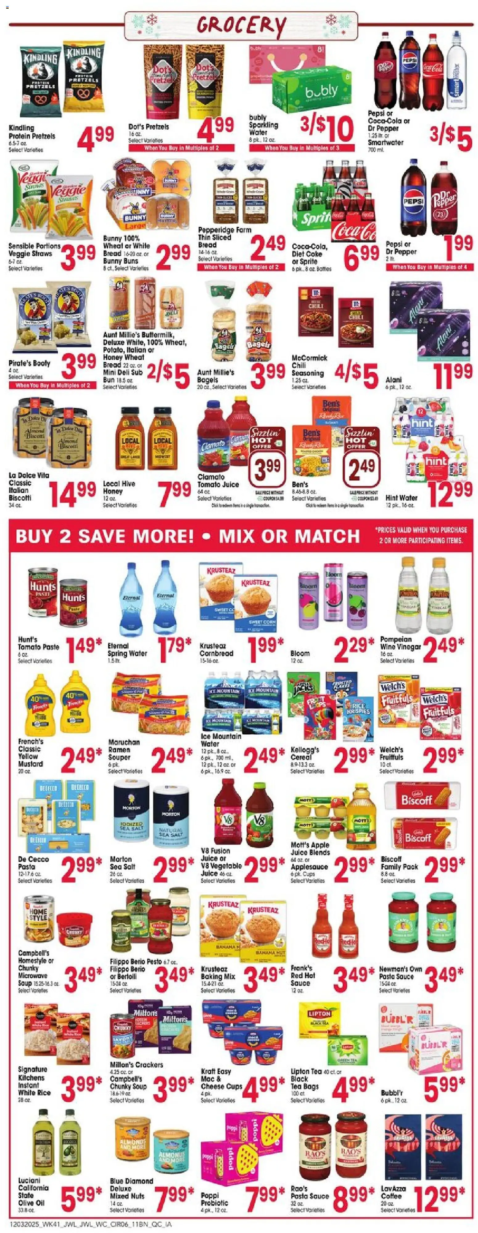 Jewel Osco Weekly Ad - valid from 03.12.2025 | Page: 6 | Products: Juice, Wine, Tea, Jacks
