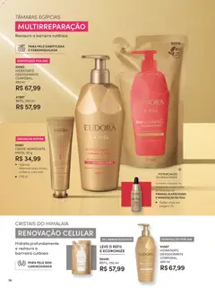 Eudora - Revista 03/2026 - Pré-Visualização do folheto da loja Eudora, válido de 26.01.2026 | Página: 76 | Produtos: Tâmaras, Celular, Desodorante, Creme