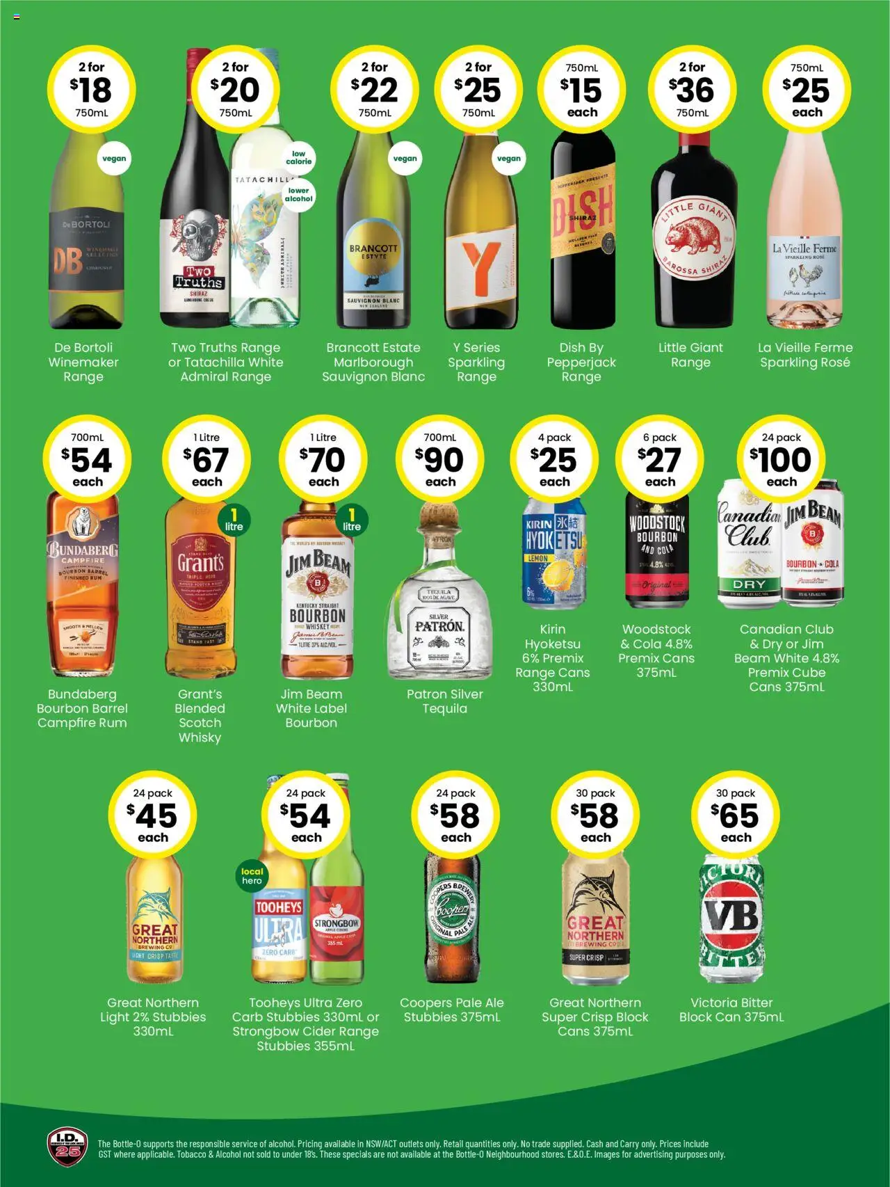 The Bottle-O catalogue - valid from 29.09.2025 | Page: 2 | Products: Light, Whiskey, Rum, Lemon