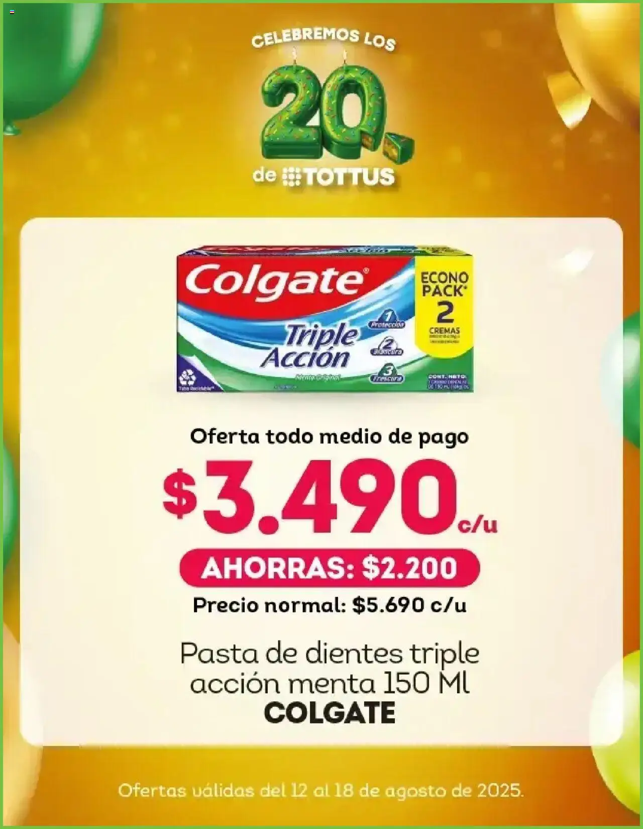 Tottus ofertas  │ válido desde el 12.08.2025 | Página: 6 | Productos: Pasta